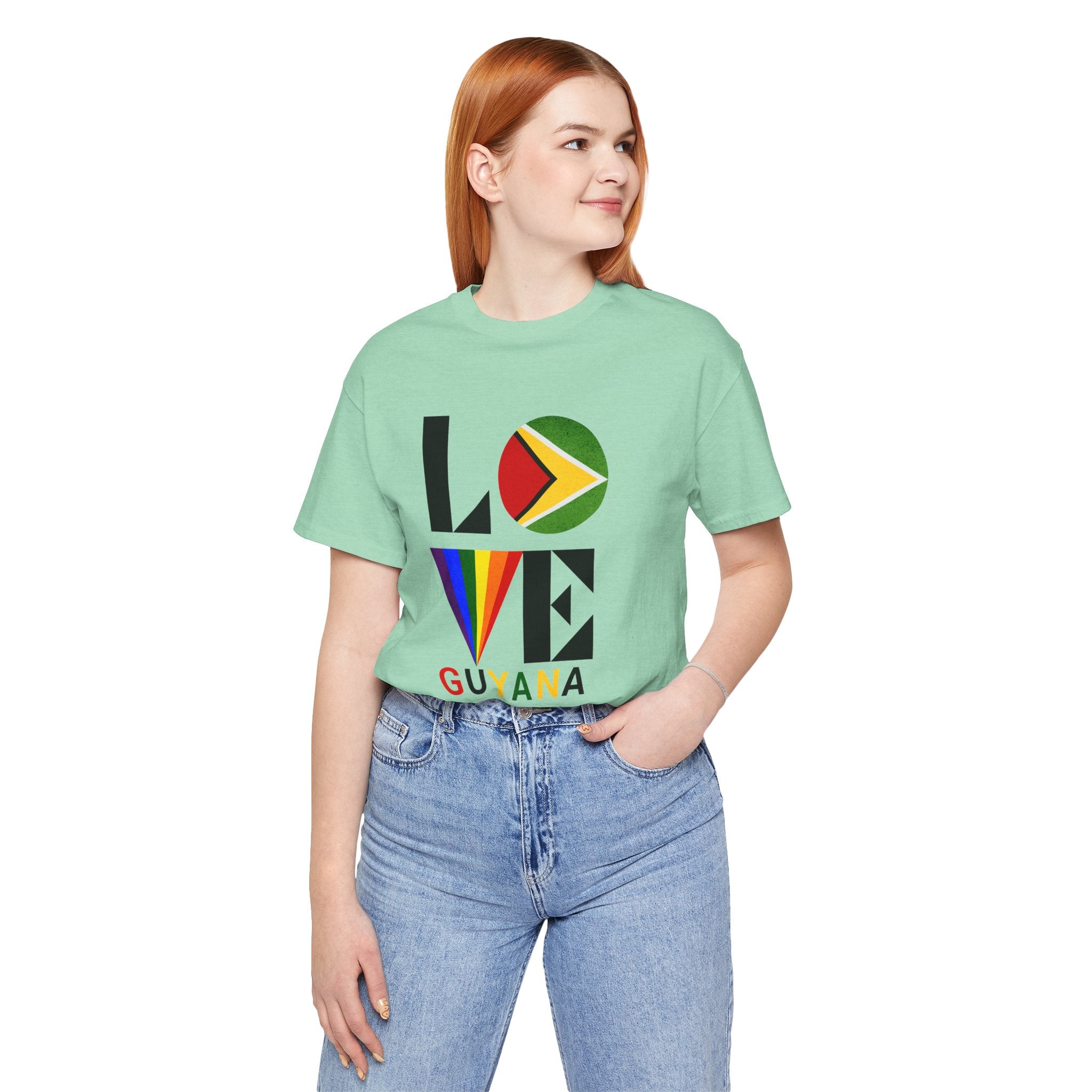 Love Guyana T-shirt, Gift for Him, Gift for Her, Gift for Guyanese