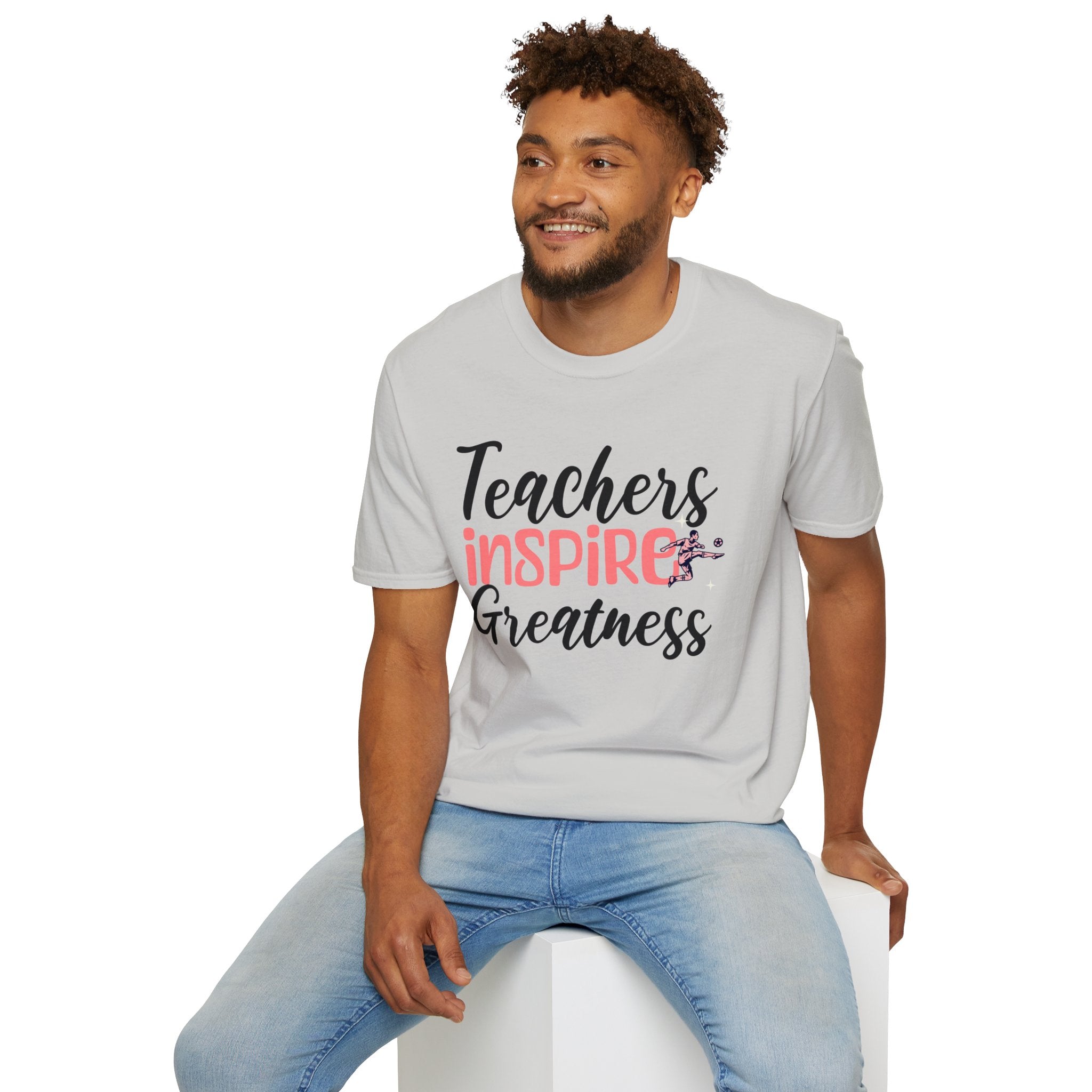 Teachers Inspire Greatness Unisex Softstyle T-Shirt