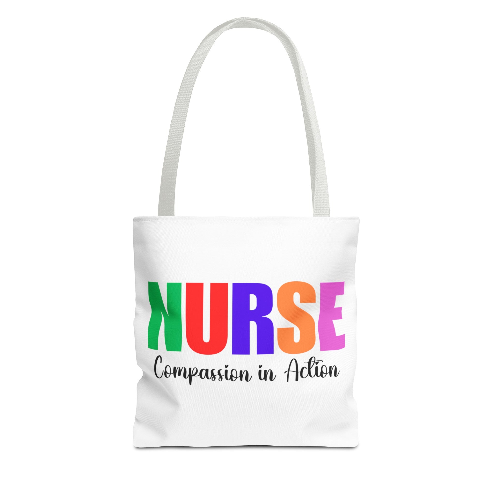 Nurse, Compassion In Action Tote Bag, Gift for Nurse, Nurse Appreciation Gift, Nurse Graduation Gift