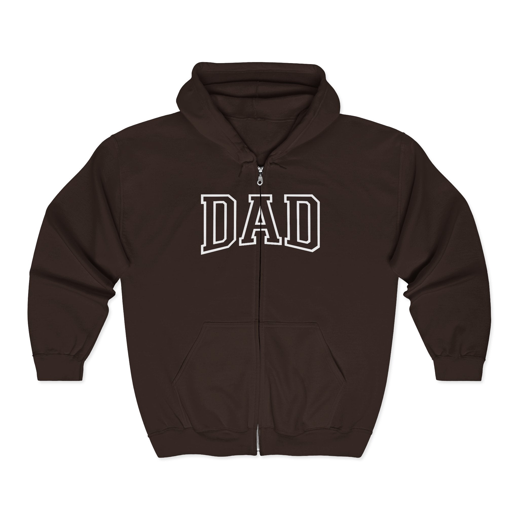 Dad Full Zip Hoodie, Dad Sweatshirt, Father's Day Gift, Dad Birthday Gift