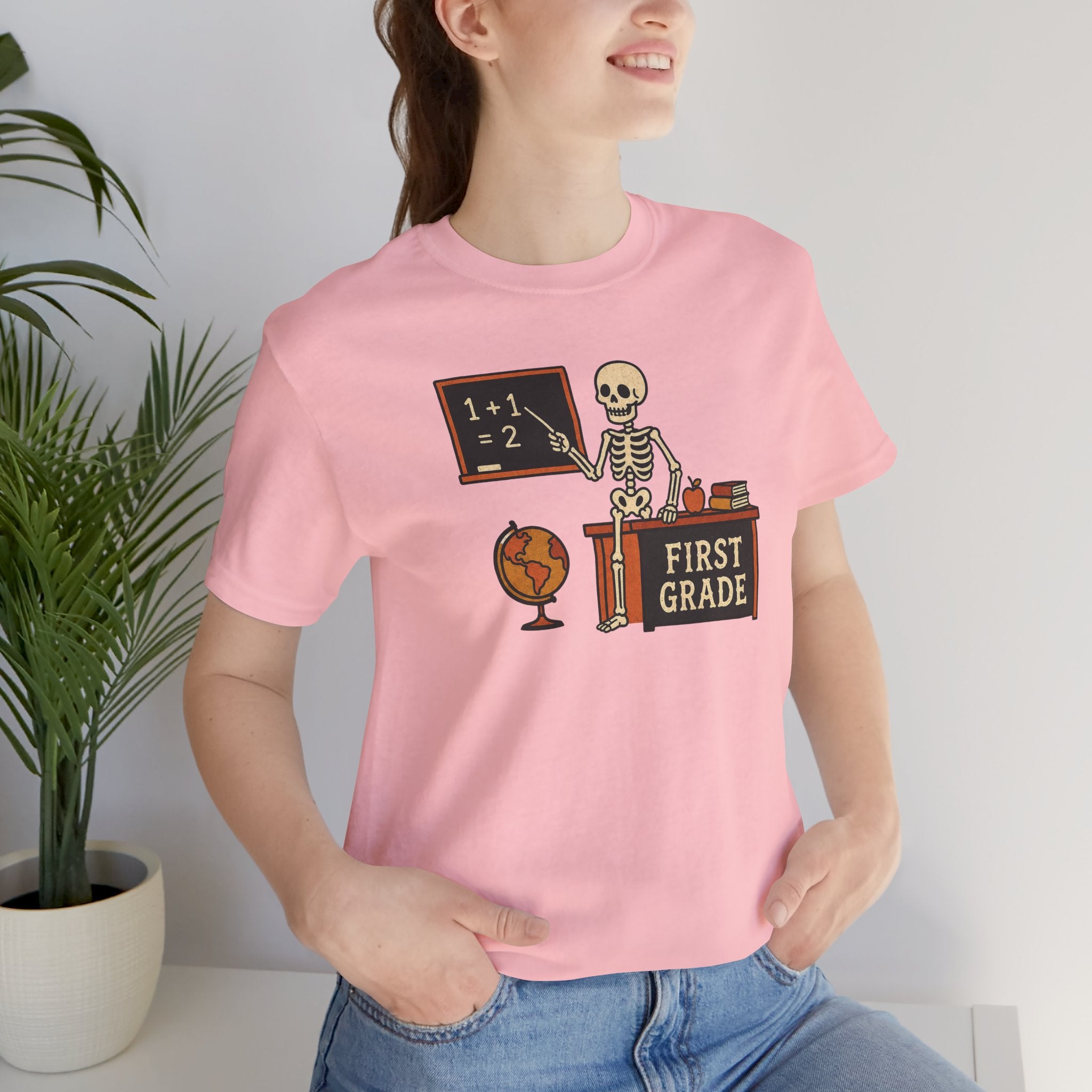 First Grade Teacher halloween shirt, Spooky Teacher Shirt, Teacher Appreciation Gifts