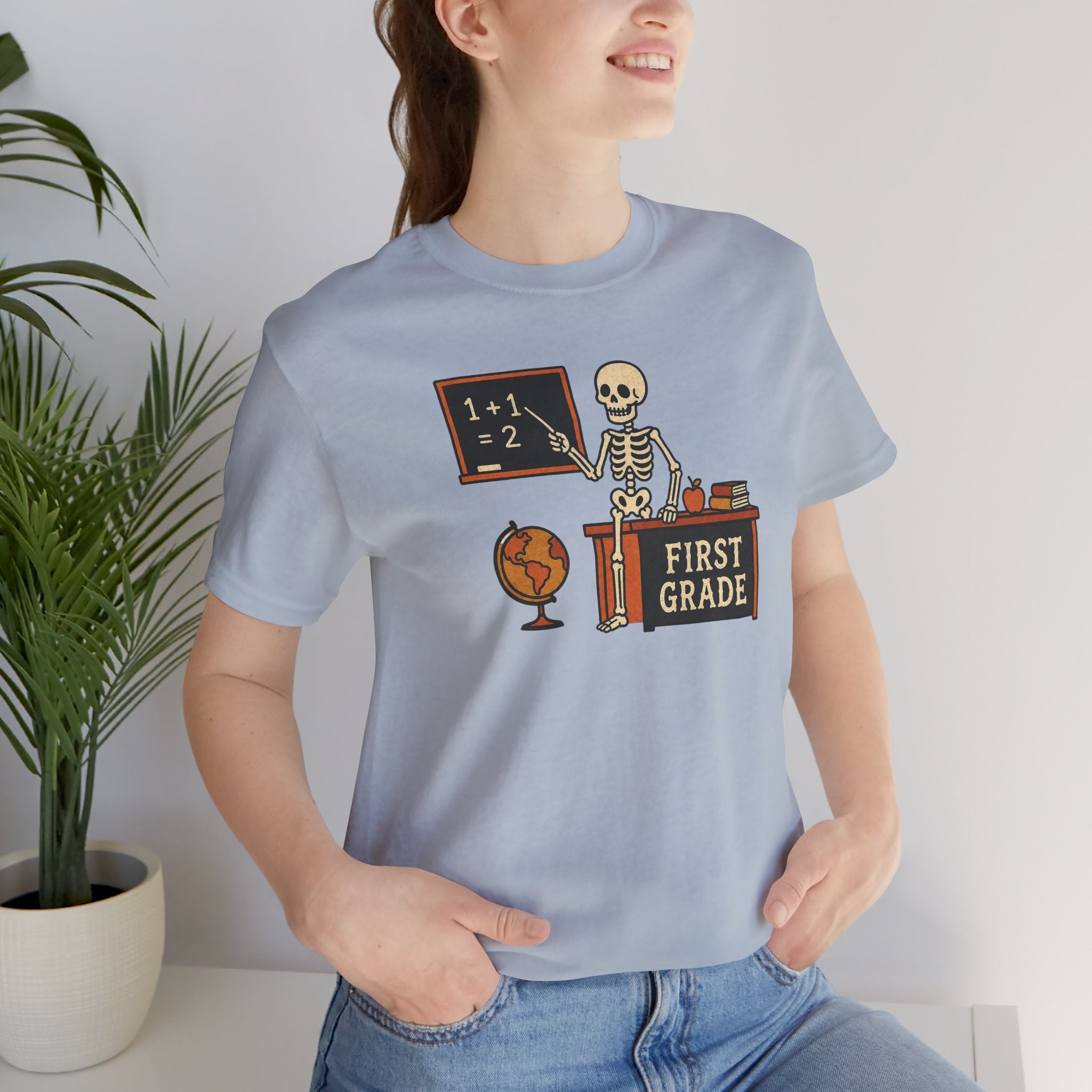 First Grade Teacher halloween shirt, Spooky Teacher Shirt, Teacher Appreciation Gifts