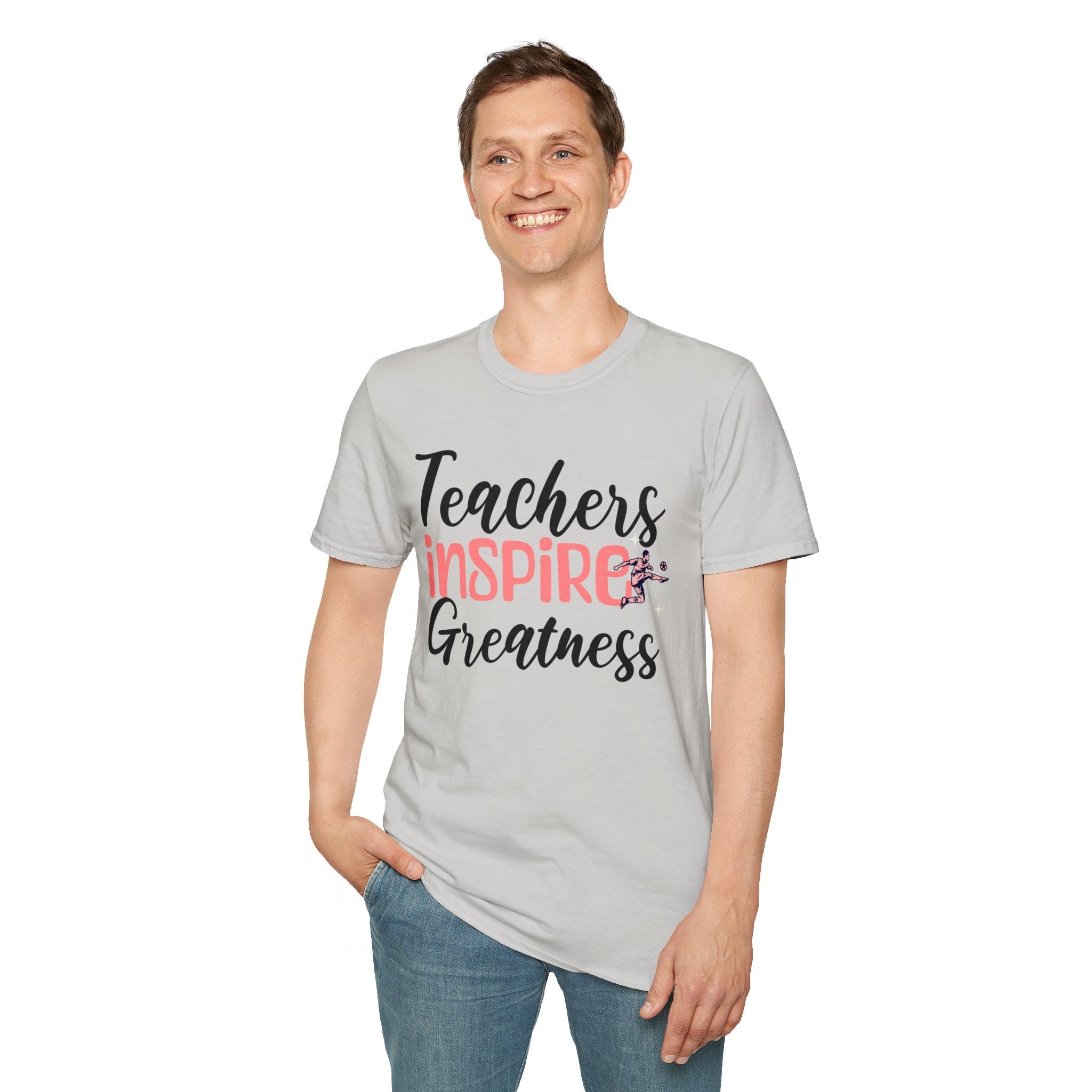 Teachers Inspire Greatness Unisex Softstyle T-Shirt