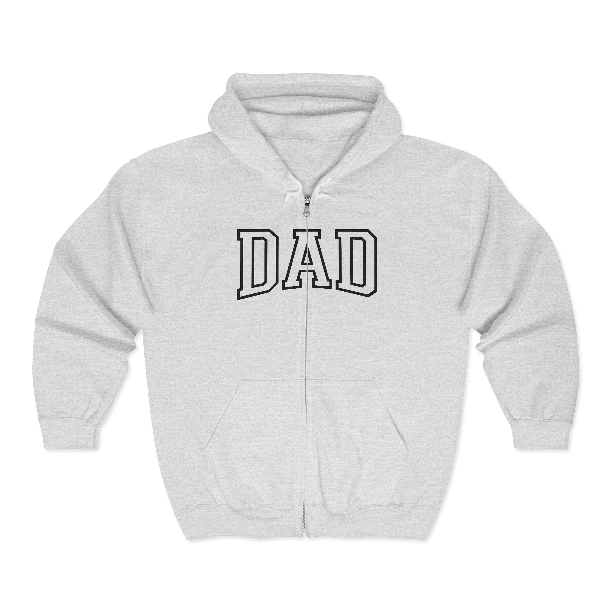 Dad Full Zip Hoodie, Dad Sweatshirt, Father's Day Gift, Dad Birthday Gift