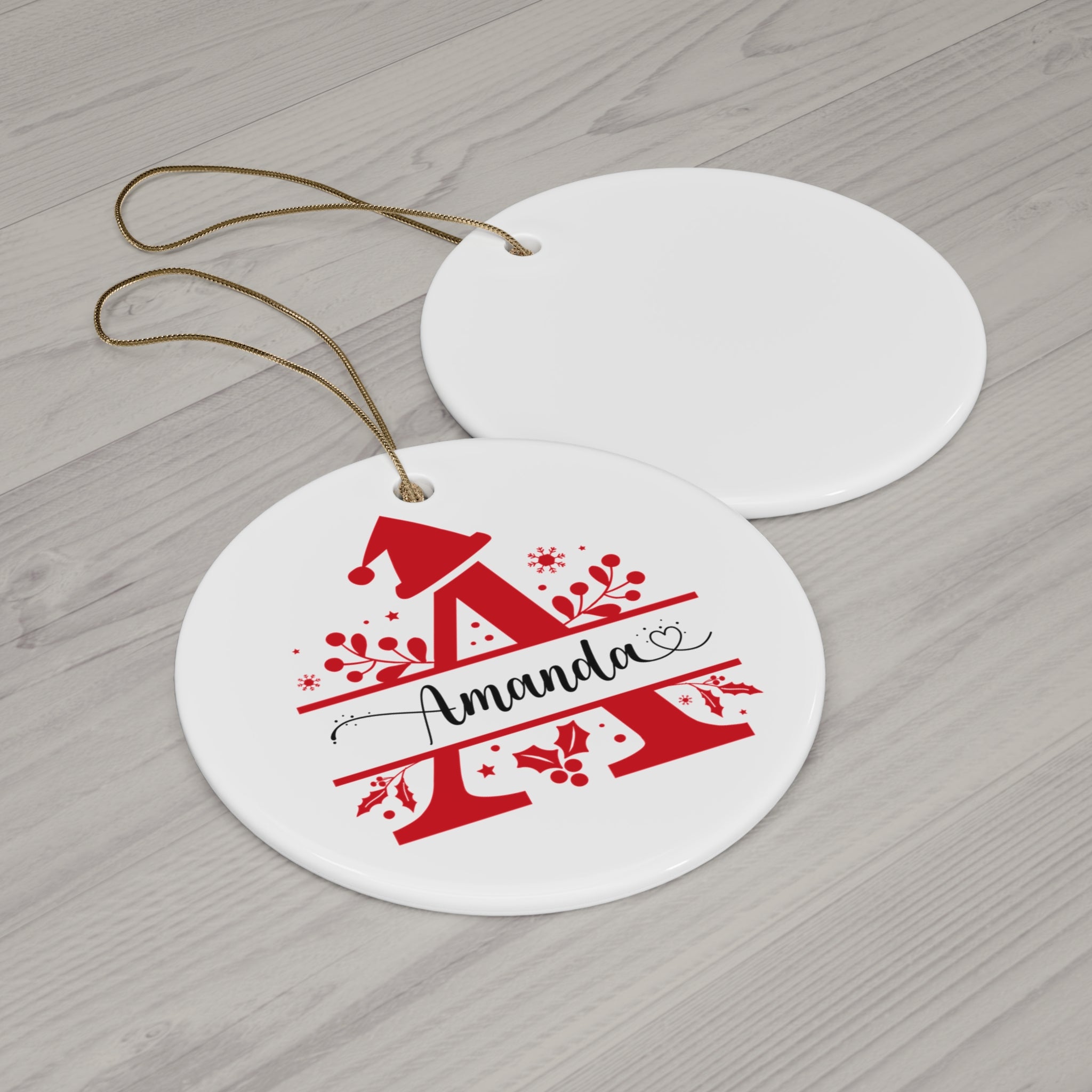 Personalized Ornament, Custom Name Ornaments, Christmas Ornaments, Christmas ornaments gift