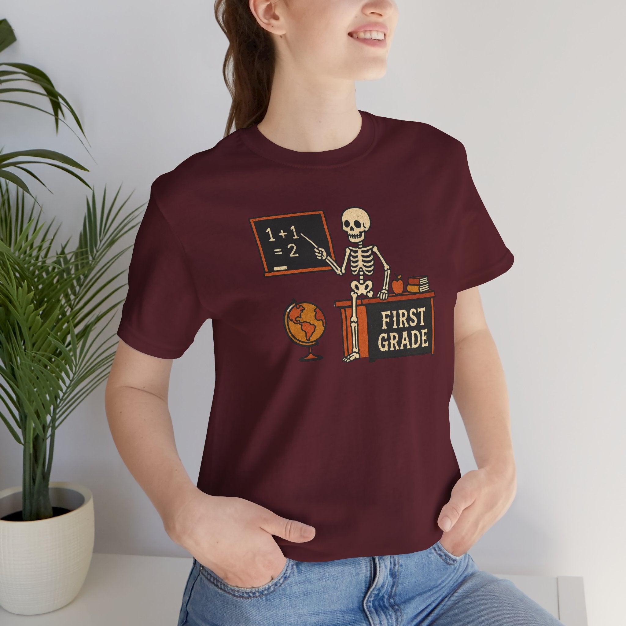 First Grade Teacher halloween shirt, Spooky Teacher Shirt, Teacher Appreciation Gifts
