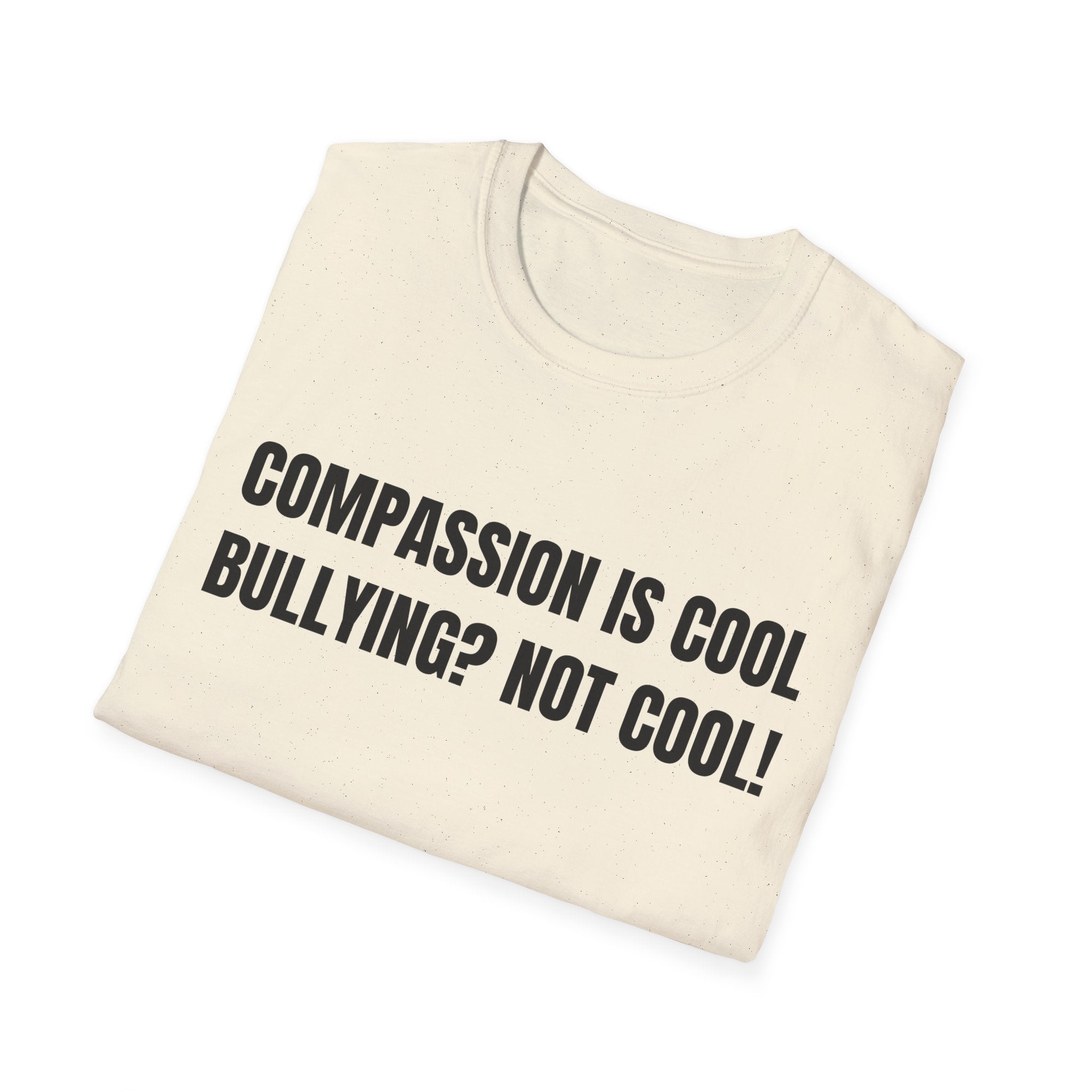 Compassion is Cool, Bullying? Not Cool! Kindness Shirt, Motivational Shirt, Inspirational Shirt, Be Compassionate, Be Brave, Be Happy