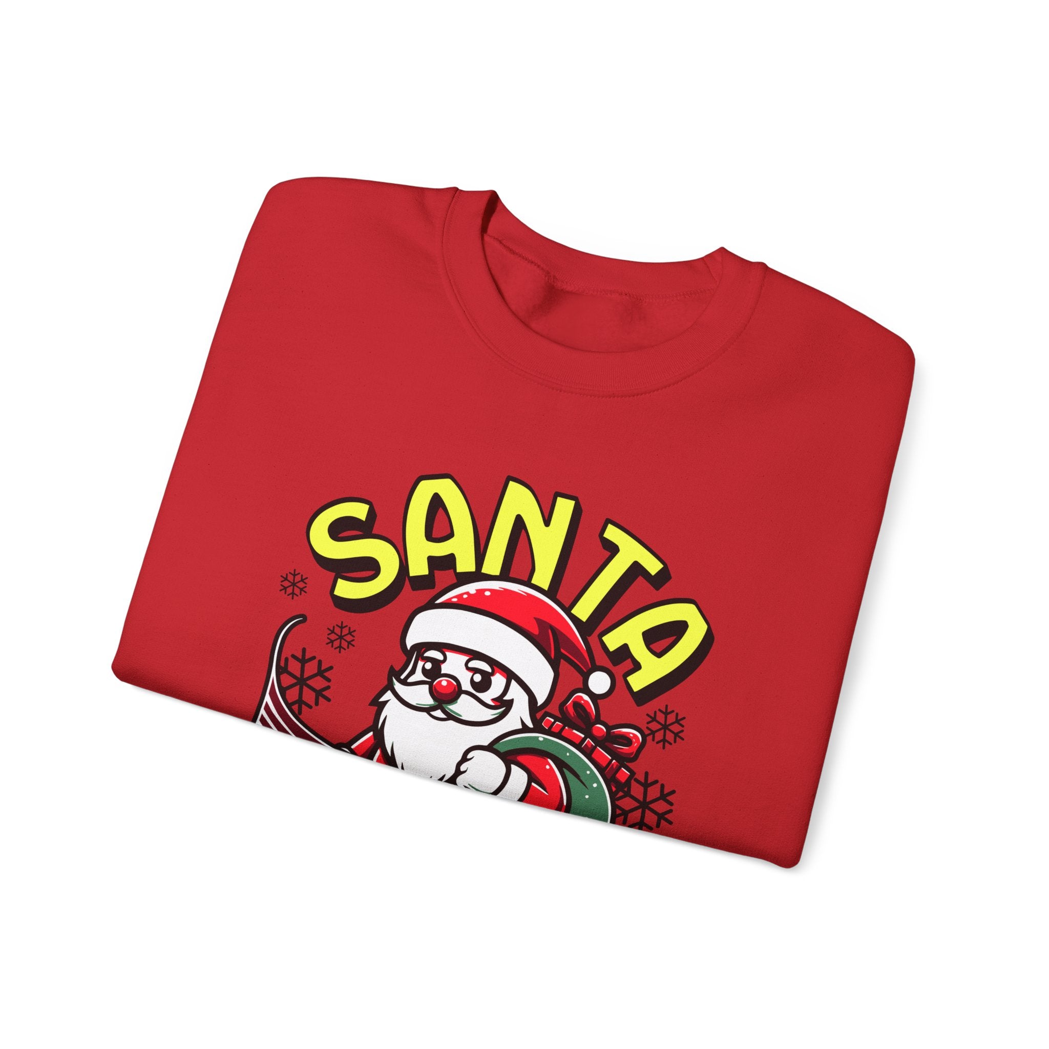 Christmas Sweatshirt, Santa Is coming Sweatshirt, Gifts for Christmas, Gifts for Mom, Gifts for Dad, Gifts for Him, Gifts for Her