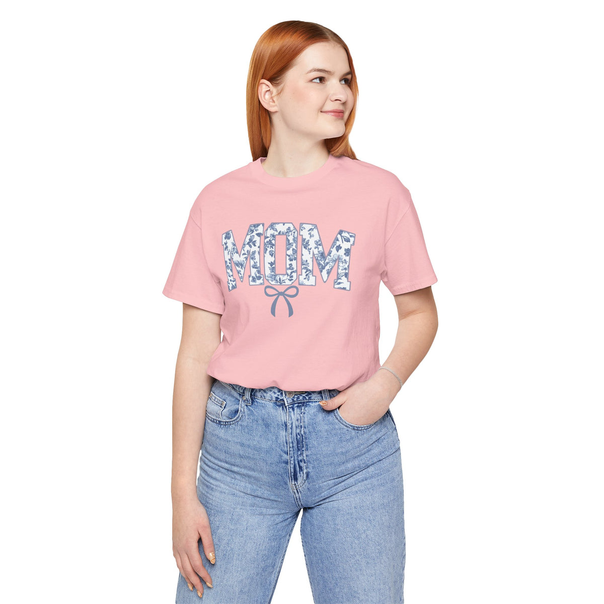 Mom Shirt, Bella Canvas Crewneck Tee, Relaxed Fit Cotton T-shirt