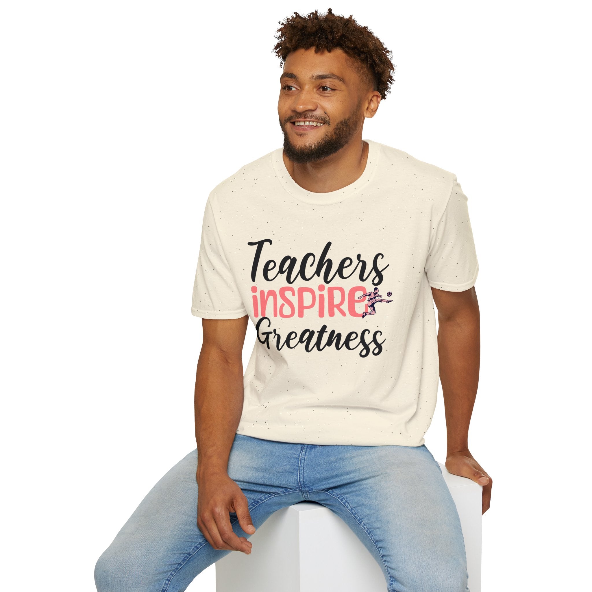 Teachers Inspire Greatness Unisex Softstyle T-Shirt