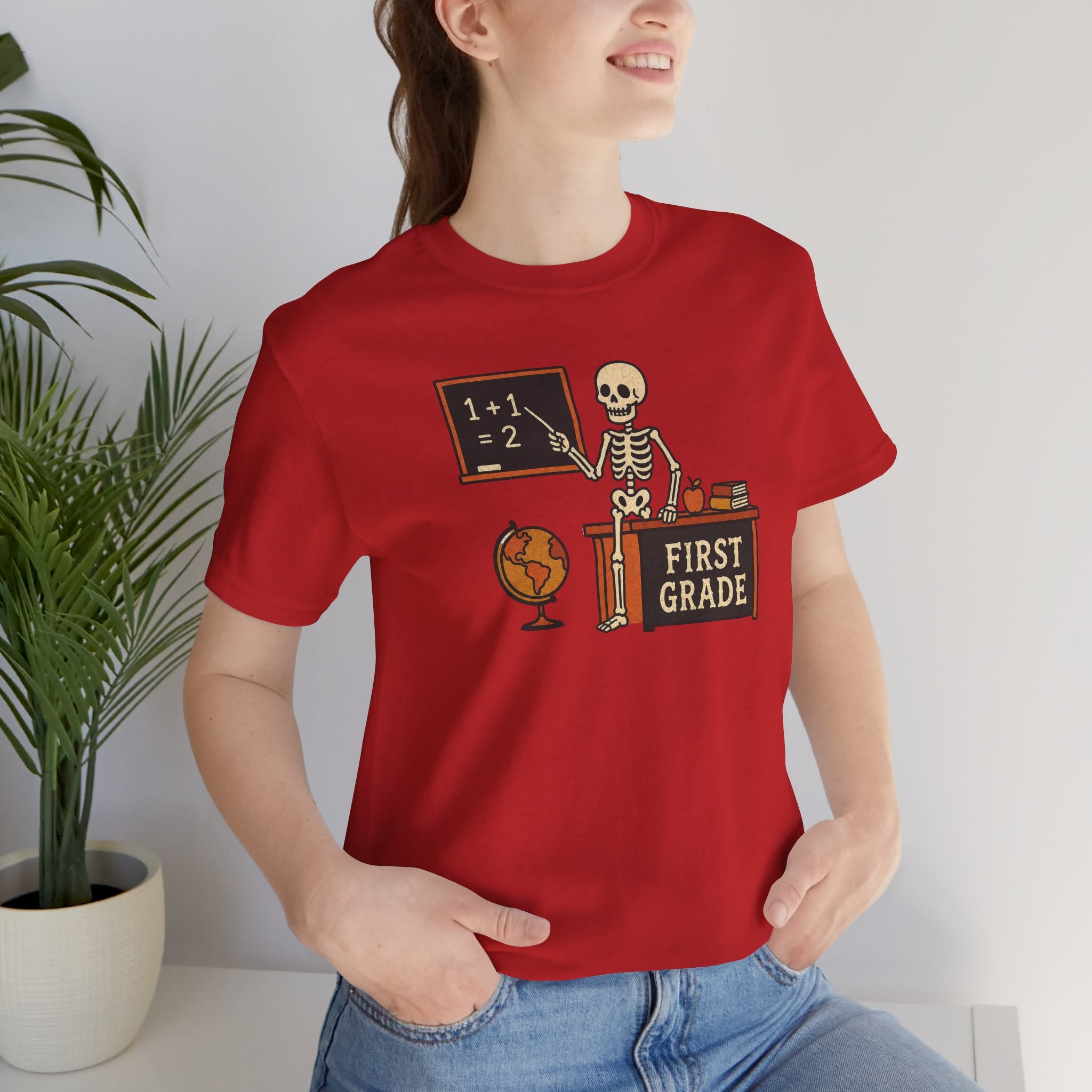 First Grade Teacher halloween shirt, Spooky Teacher Shirt, Teacher Appreciation Gifts