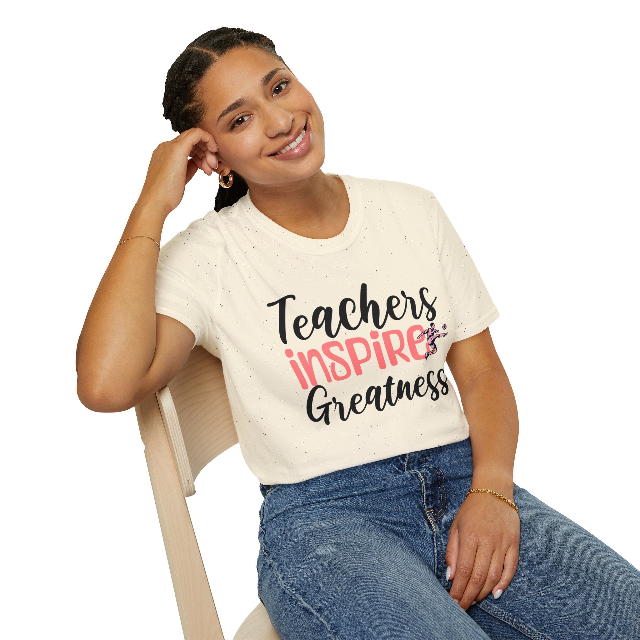 Teachers Inspire Greatness Unisex Softstyle T-Shirt