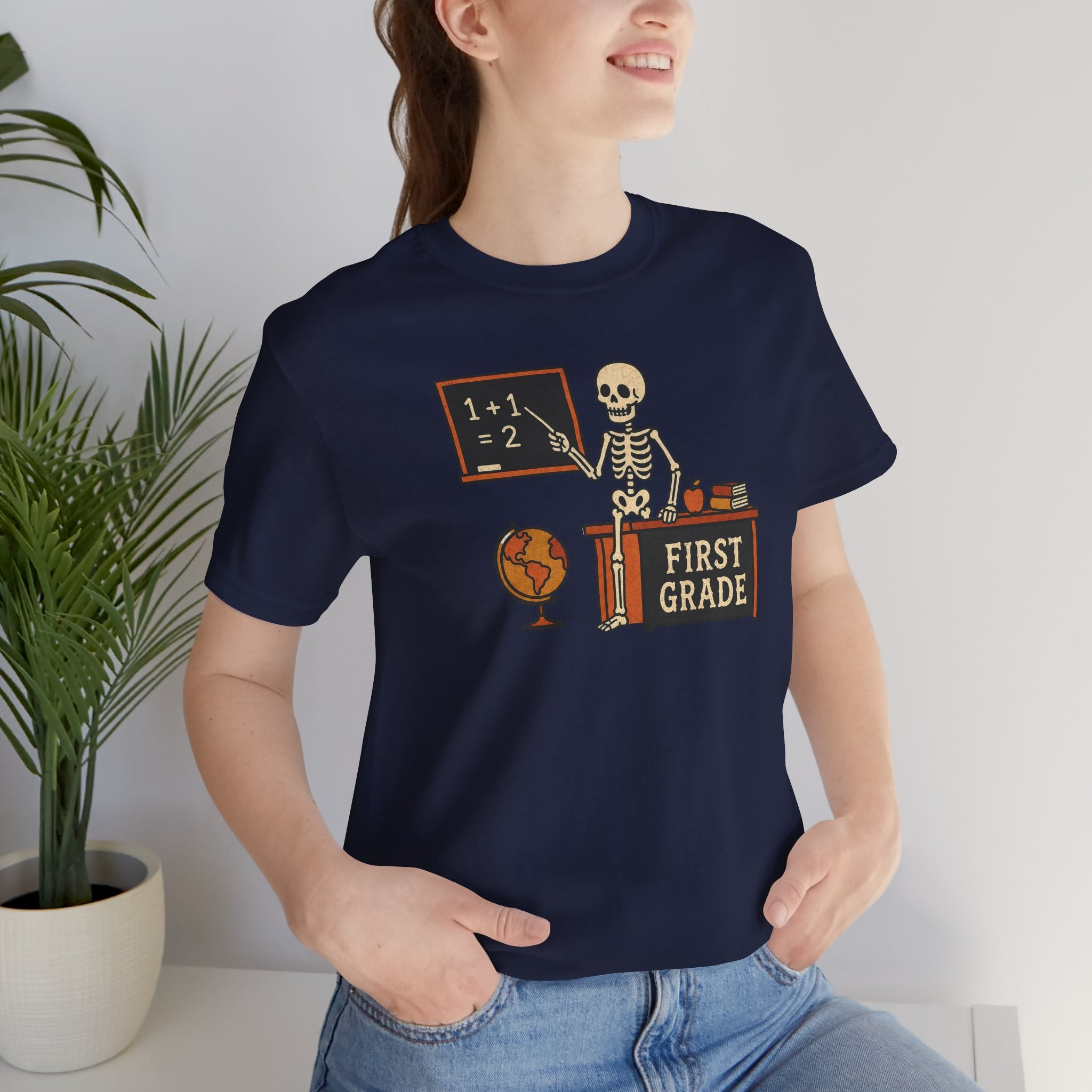 First Grade Teacher halloween shirt, Spooky Teacher Shirt, Teacher Appreciation Gifts