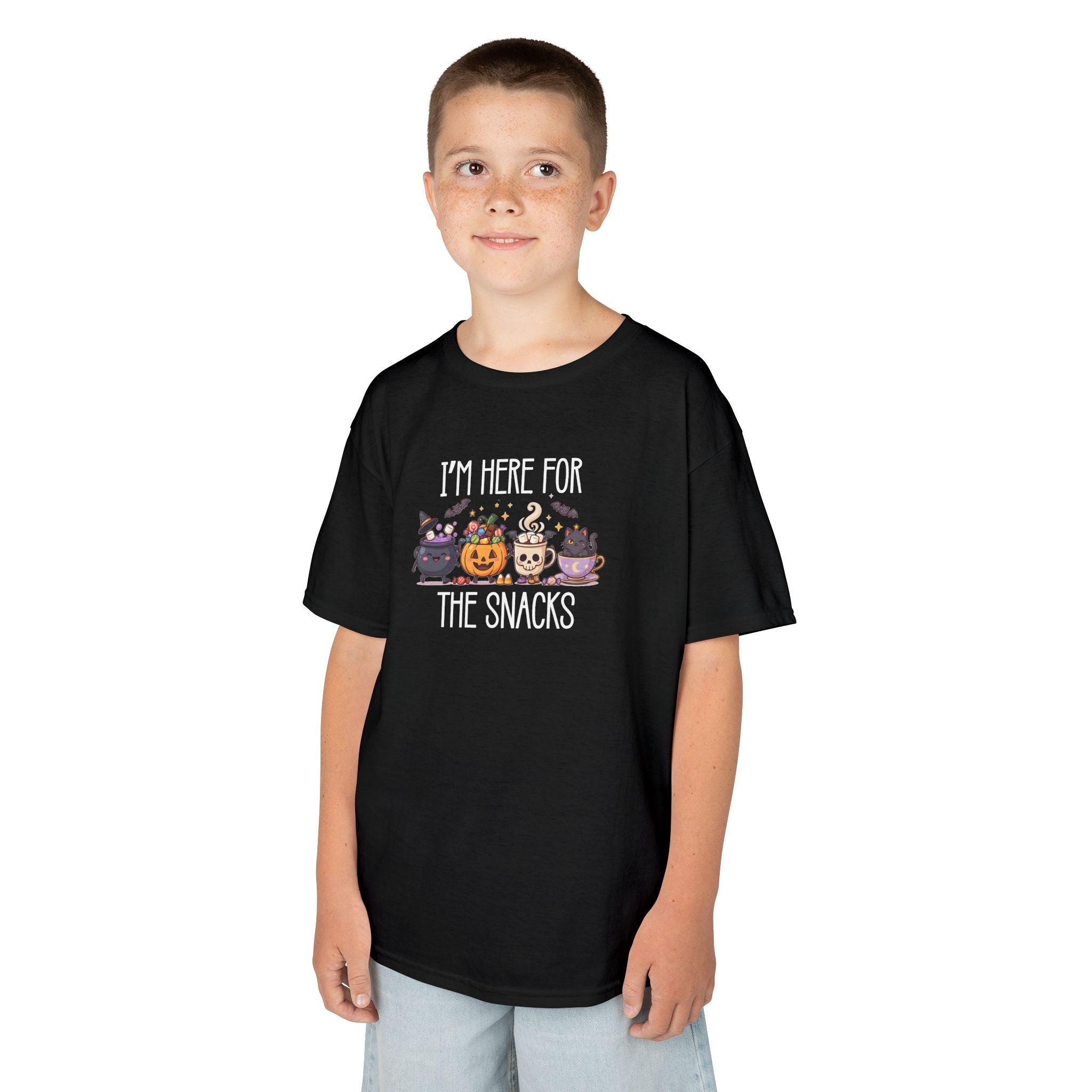 I'm Here For The Snacks Shirt, Cute Kids Halloween Shirt