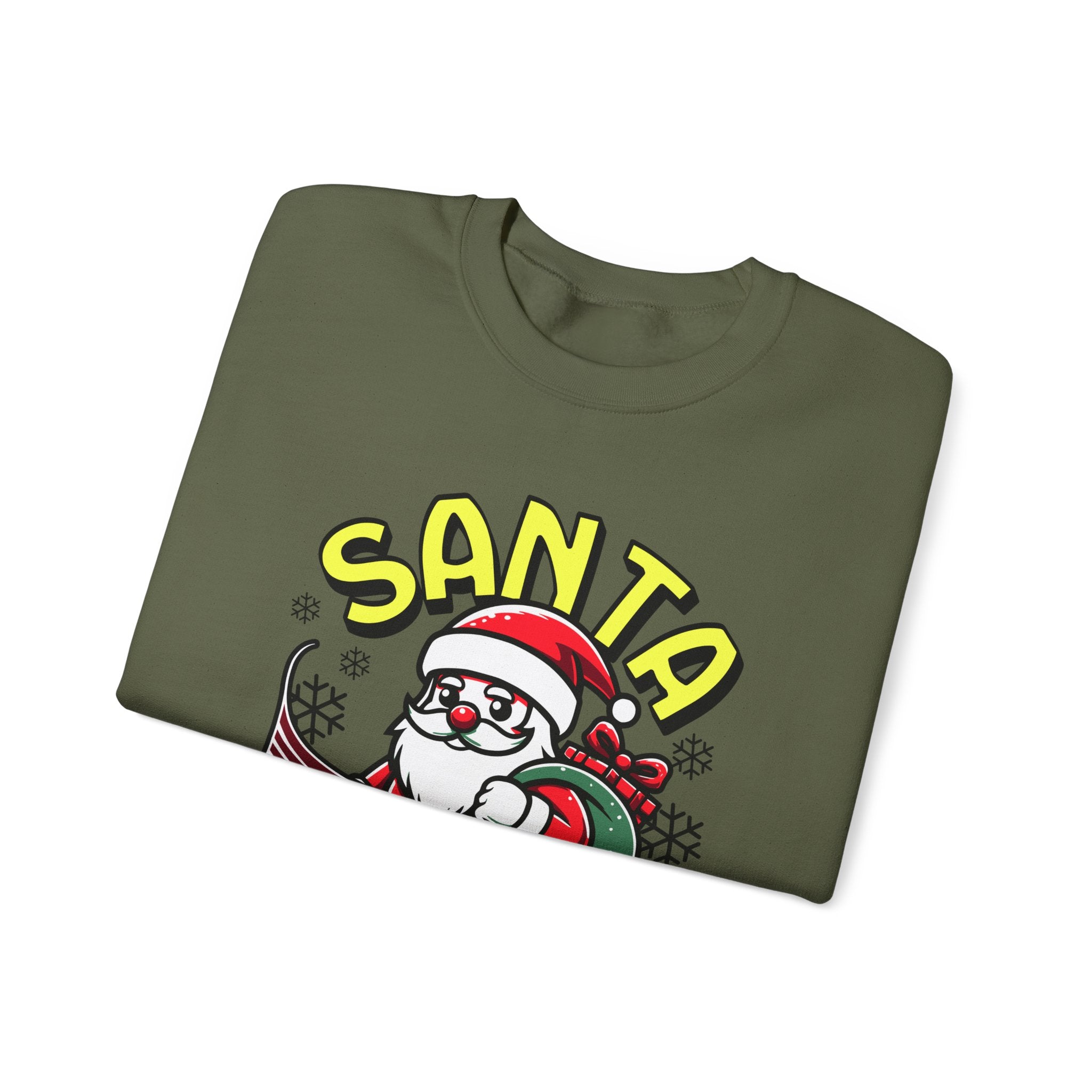 Christmas Sweatshirt, Santa Is coming Sweatshirt, Gifts for Christmas, Gifts for Mom, Gifts for Dad, Gifts for Him, Gifts for Her