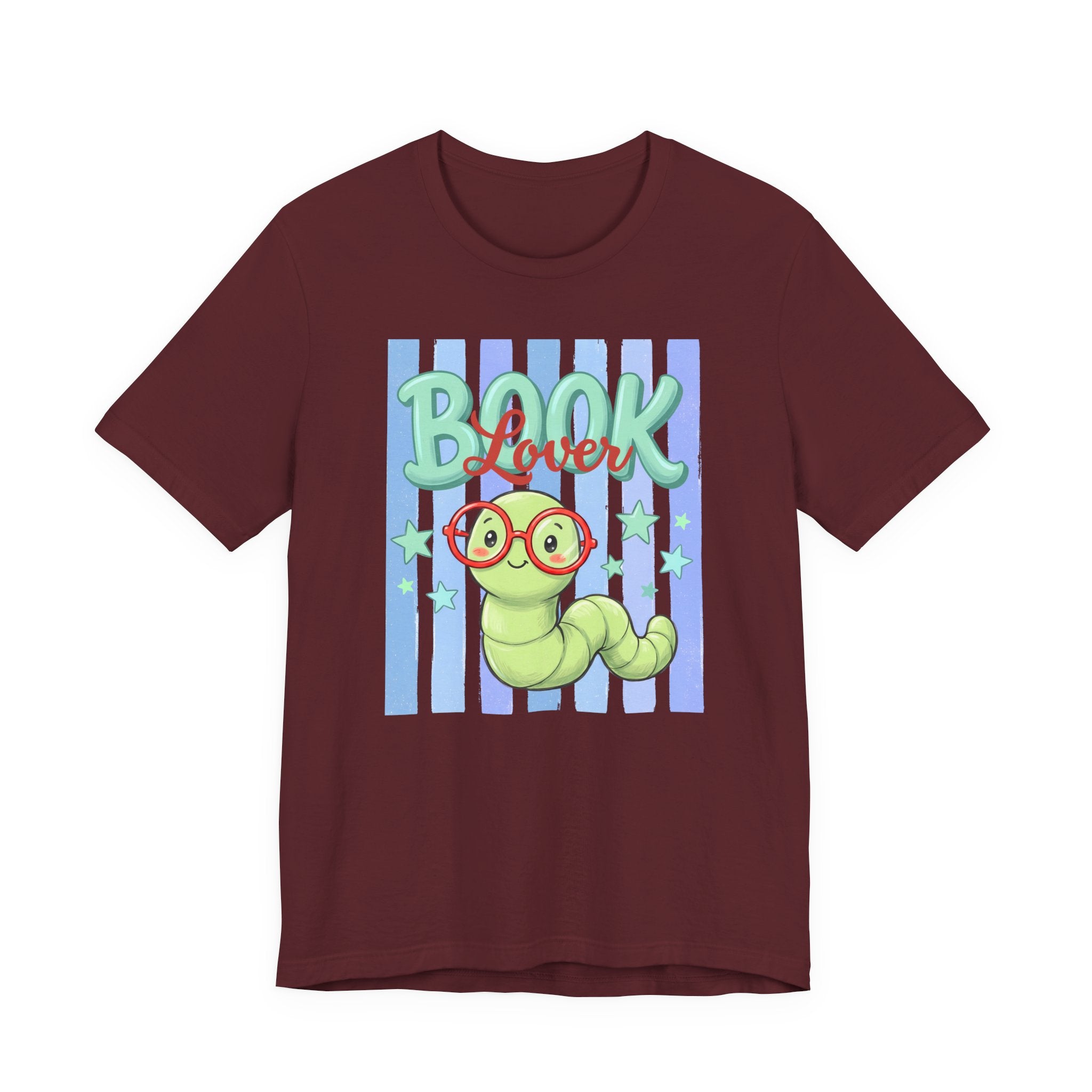 Book Lover Shirt,  Bella Canvas 3001 Striped Book Lover Tee, Gift for Book Lover