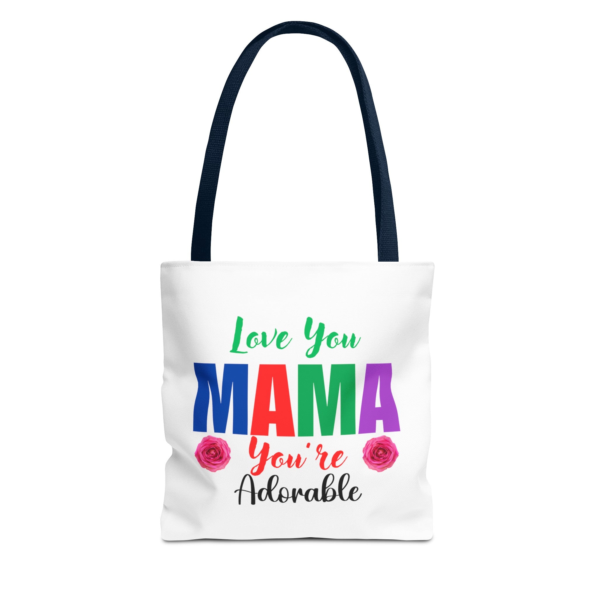 Love You Mama, You're Adorable Mother's Day Gift Tote Bag (AOP), Gift for Mom, Gift for Mama, Gift from Husband, Gift from Dad