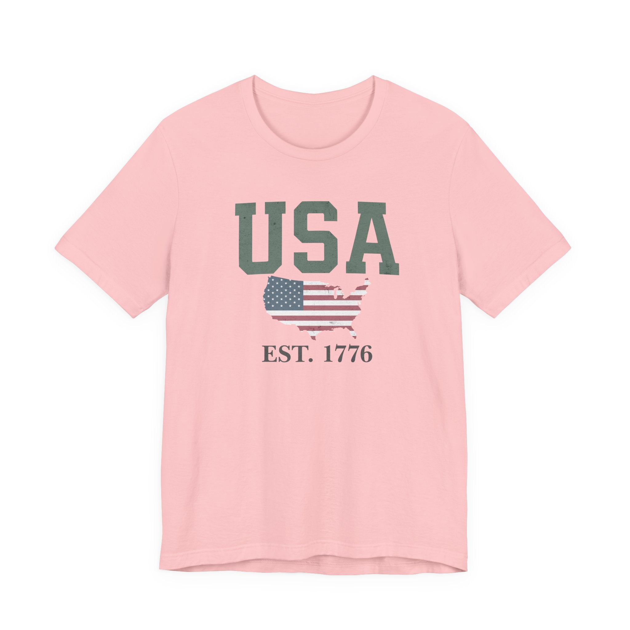 USA EST. 1776 Shirt, 4th July Shirt, USA Flag, USA Souvenir, Gift for Him, Gift for Her