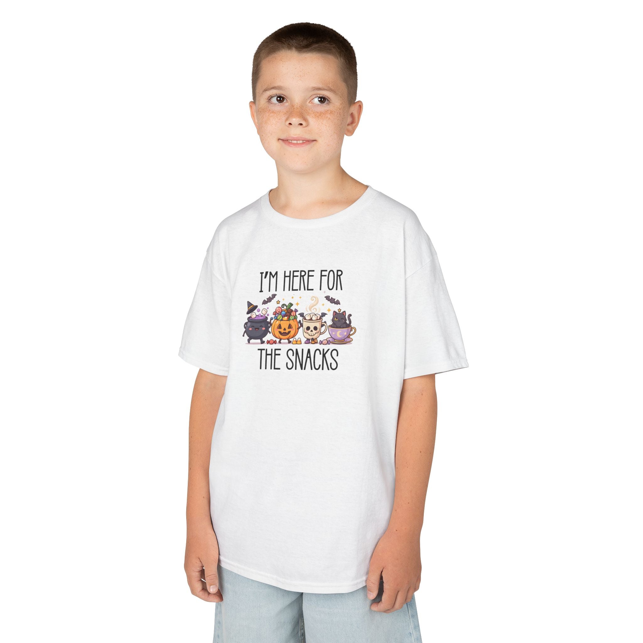 I'm Here For The Snacks Shirt, Cute Kids Halloween Shirt