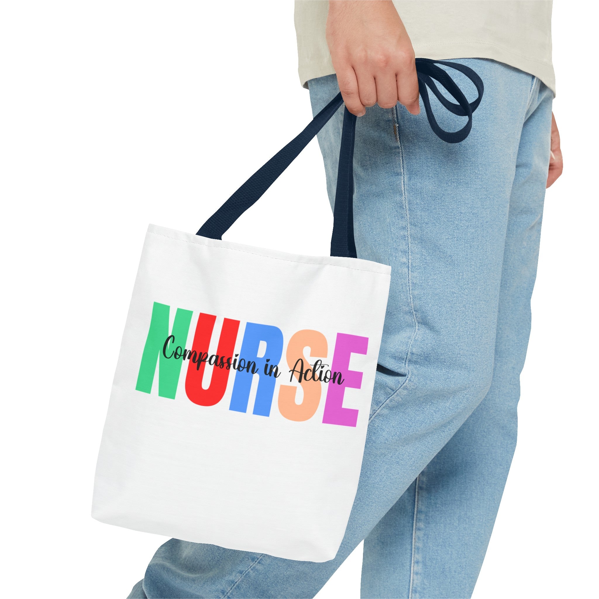 Nurse Compassion In Action Tote Bag (AOP)