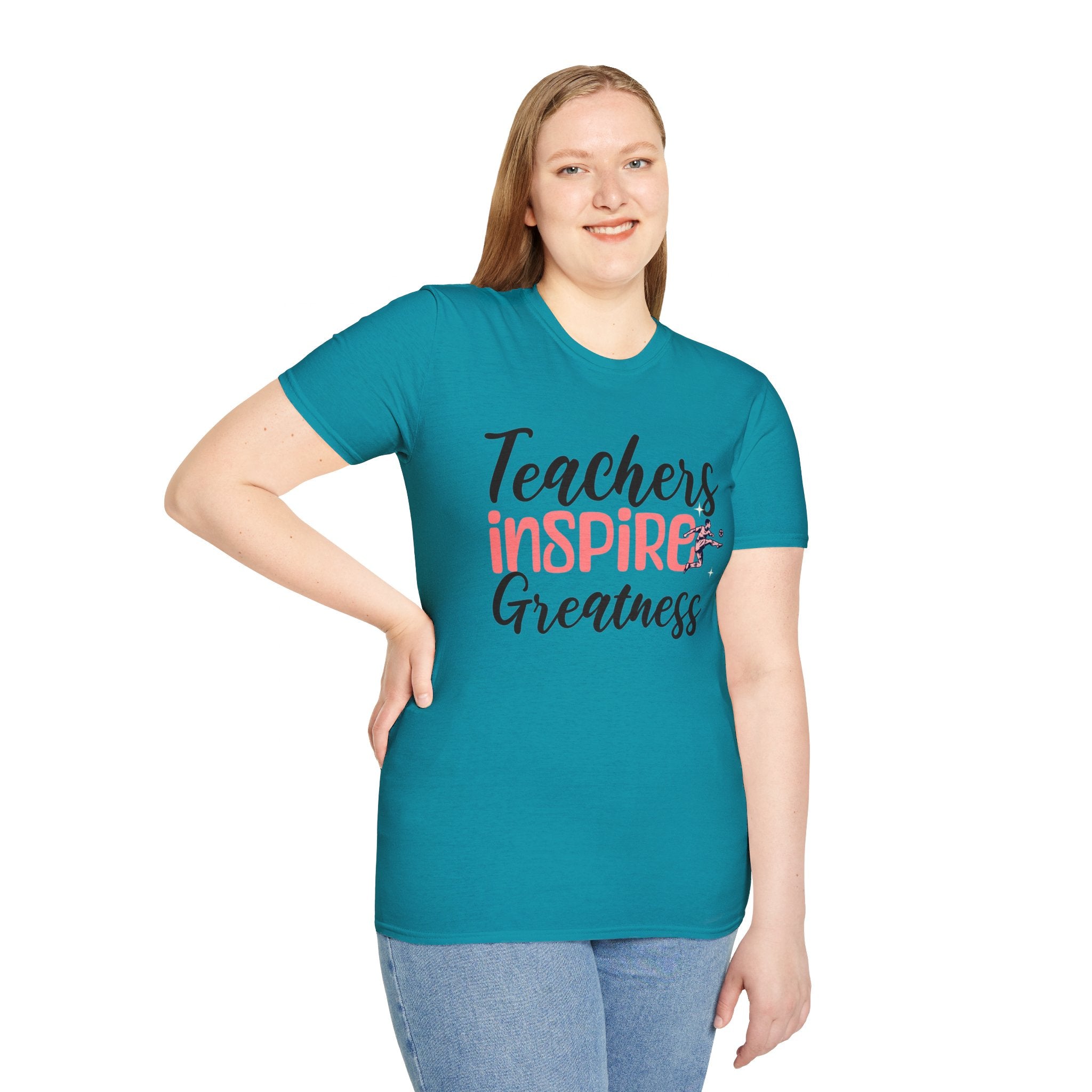 Teachers Inspire Greatness Unisex Softstyle T-Shirt