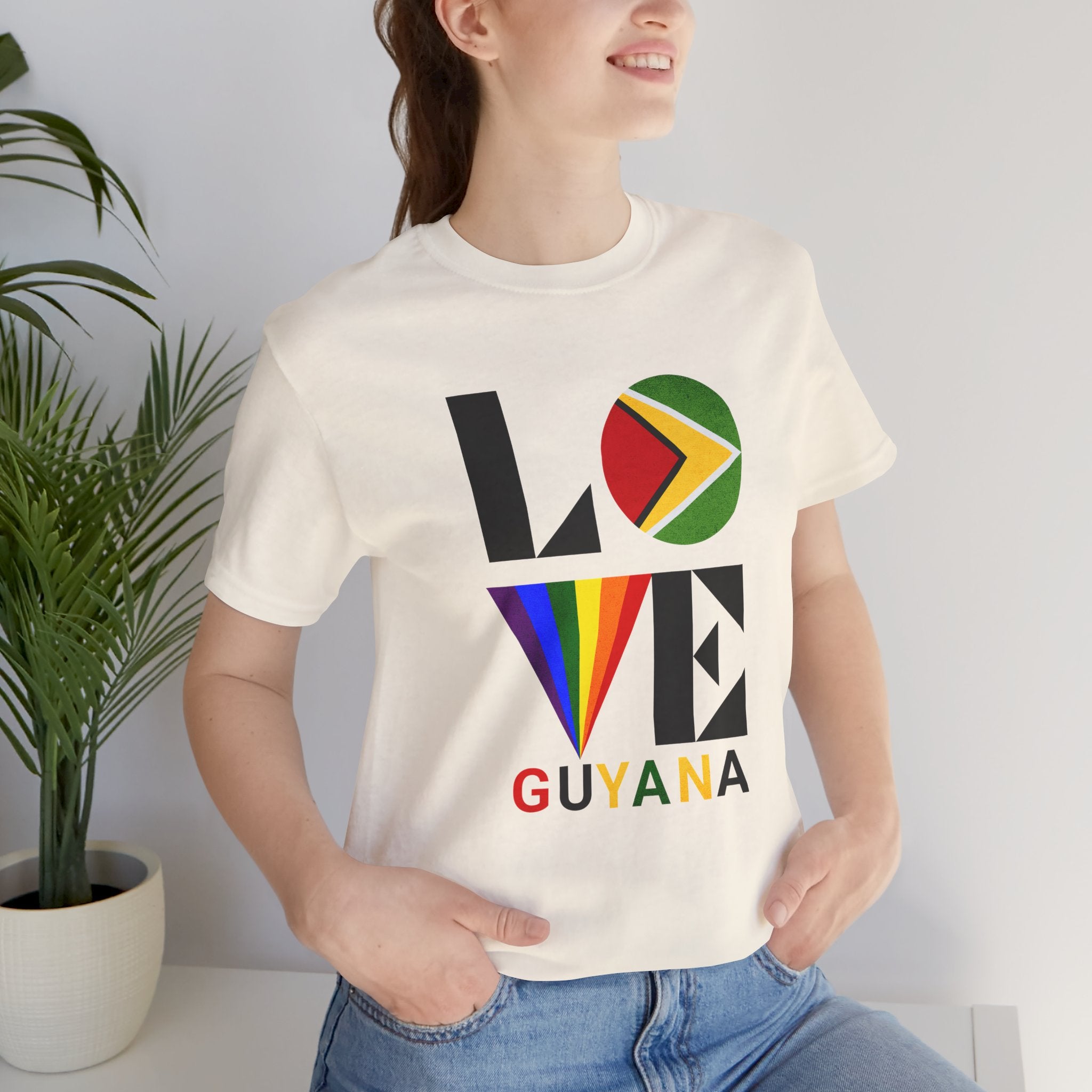 Love Guyana T-shirt, Gift for Him, Gift for Her, Gift for Guyanese