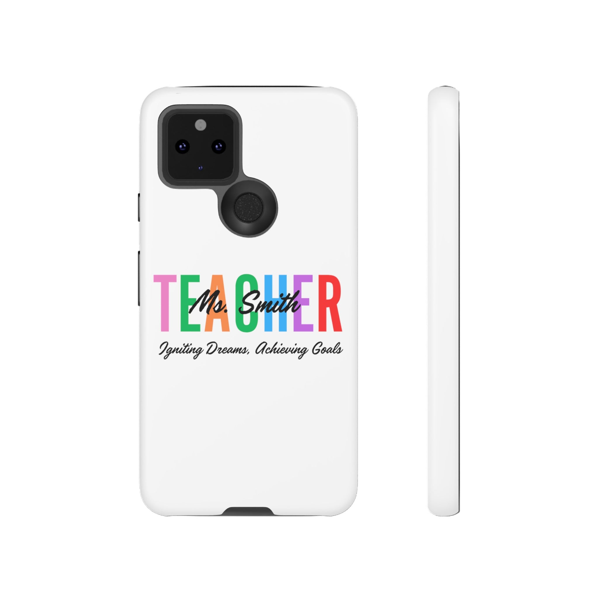 Personalized Teacher iPhones and Samsung Galaxy Tough Cases, Teacher Name, Gift for teacher, Teacher's Appreciation