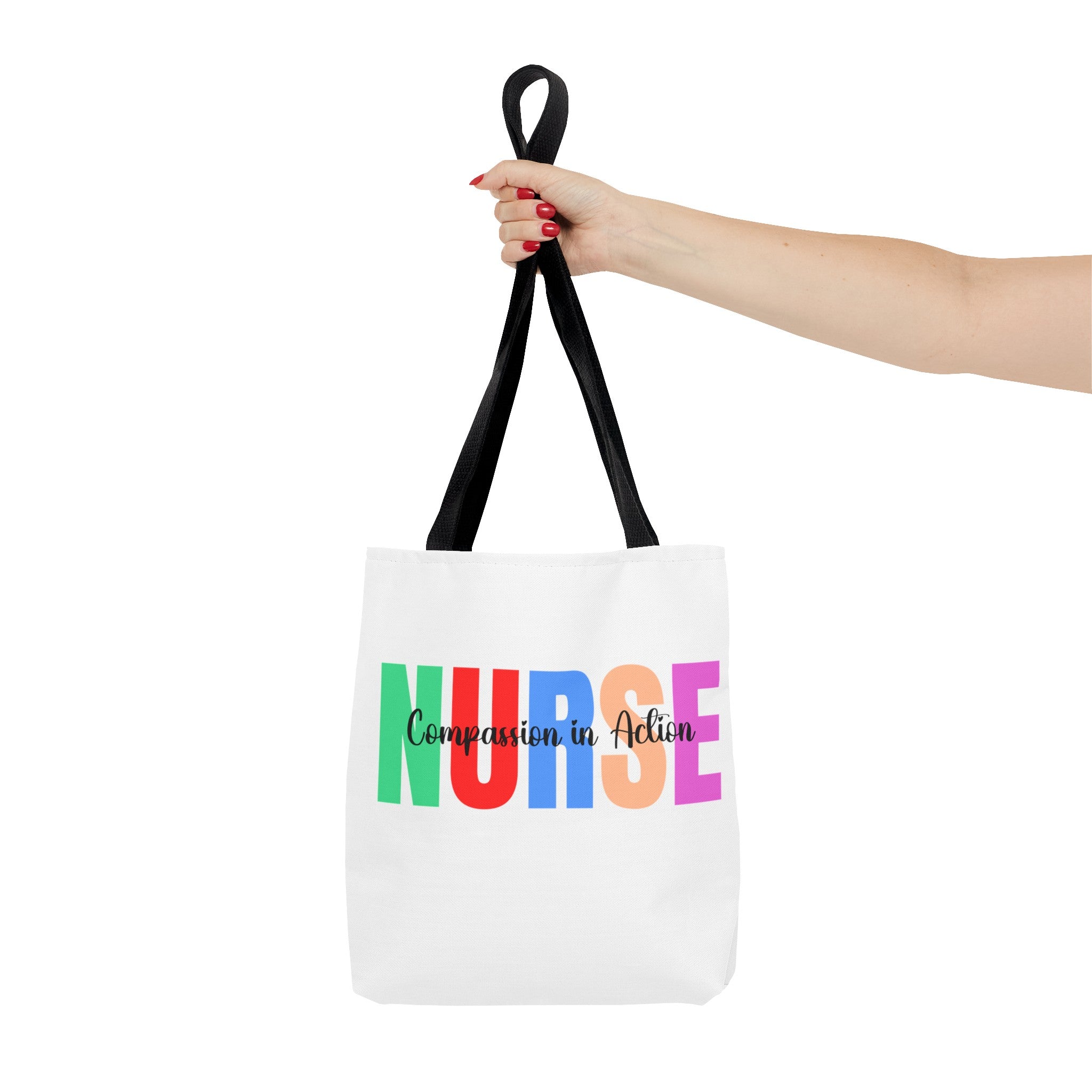 Nurse Compassion In Action Tote Bag (AOP)