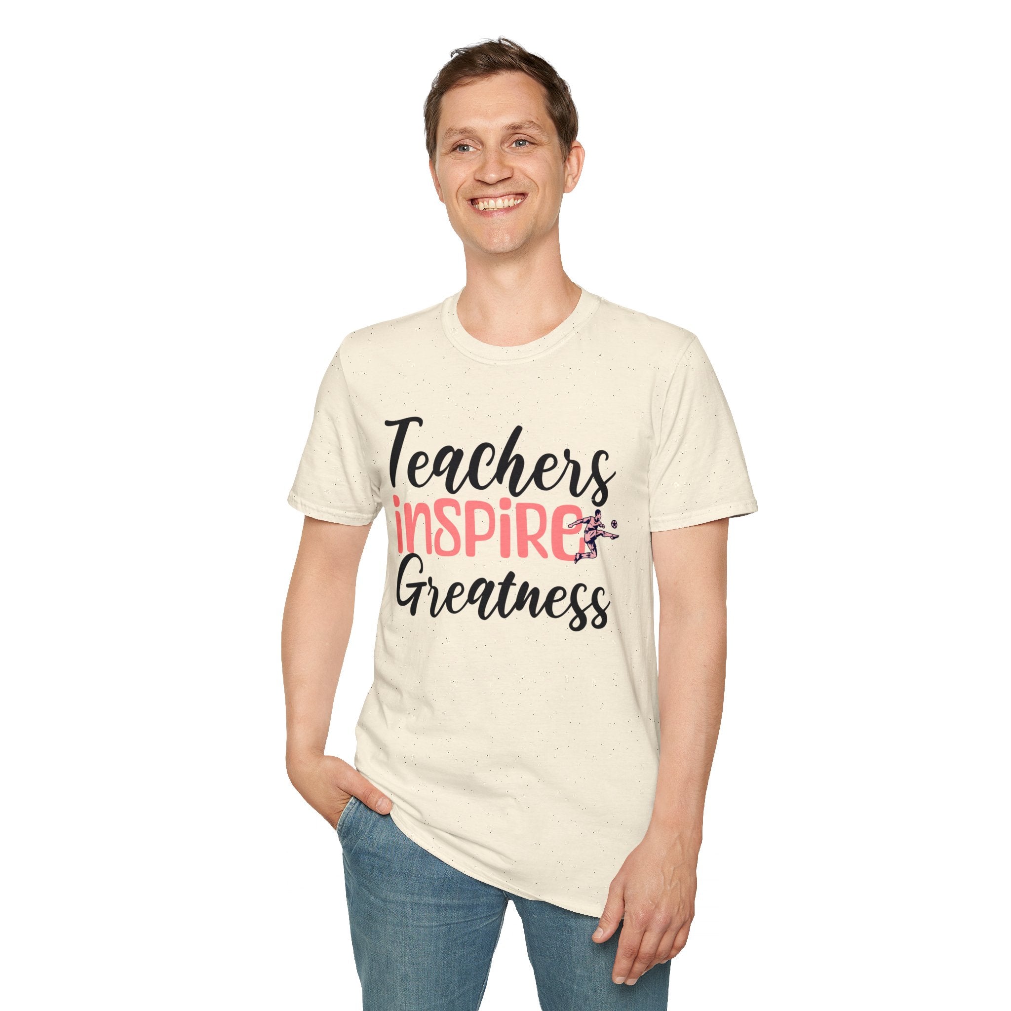 Teachers Inspire Greatness Unisex Softstyle T-Shirt