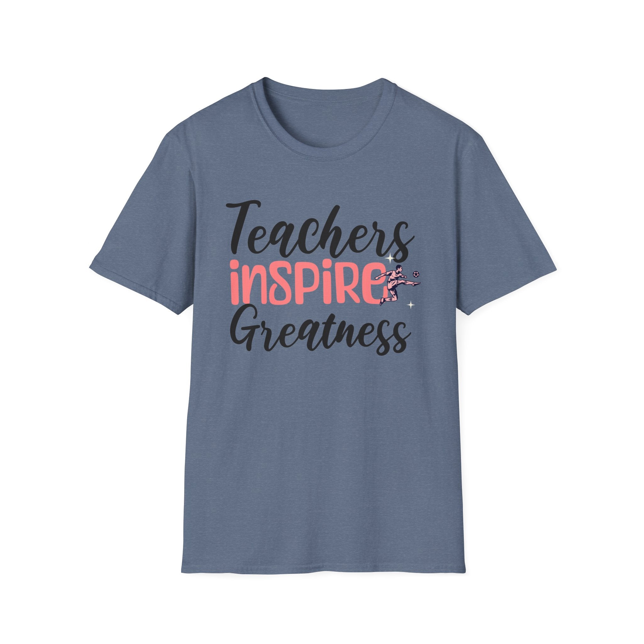 Teachers Inspire Greatness Unisex Softstyle T-Shirt