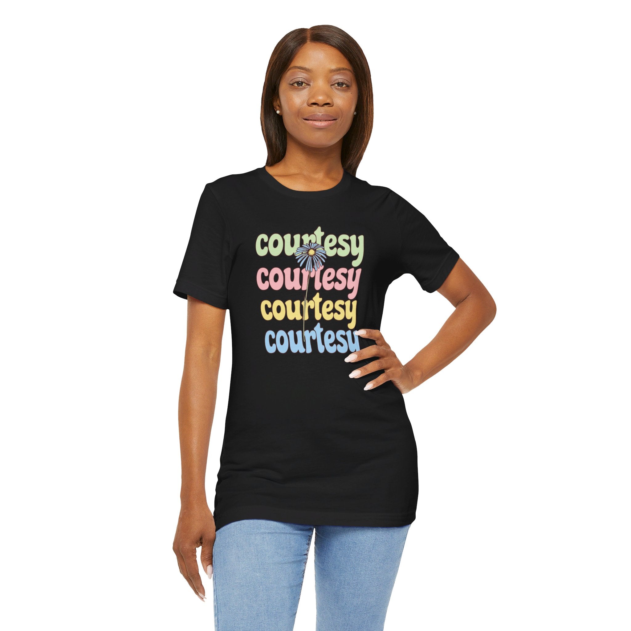 Courtesy Unisex Jersey Short Sleeve Tee Teacher Shirt, Kindness Shirt, Stop Bullying Shirt, Teacher Appreciation Shirt, Courtesy Shirt, Back to school,