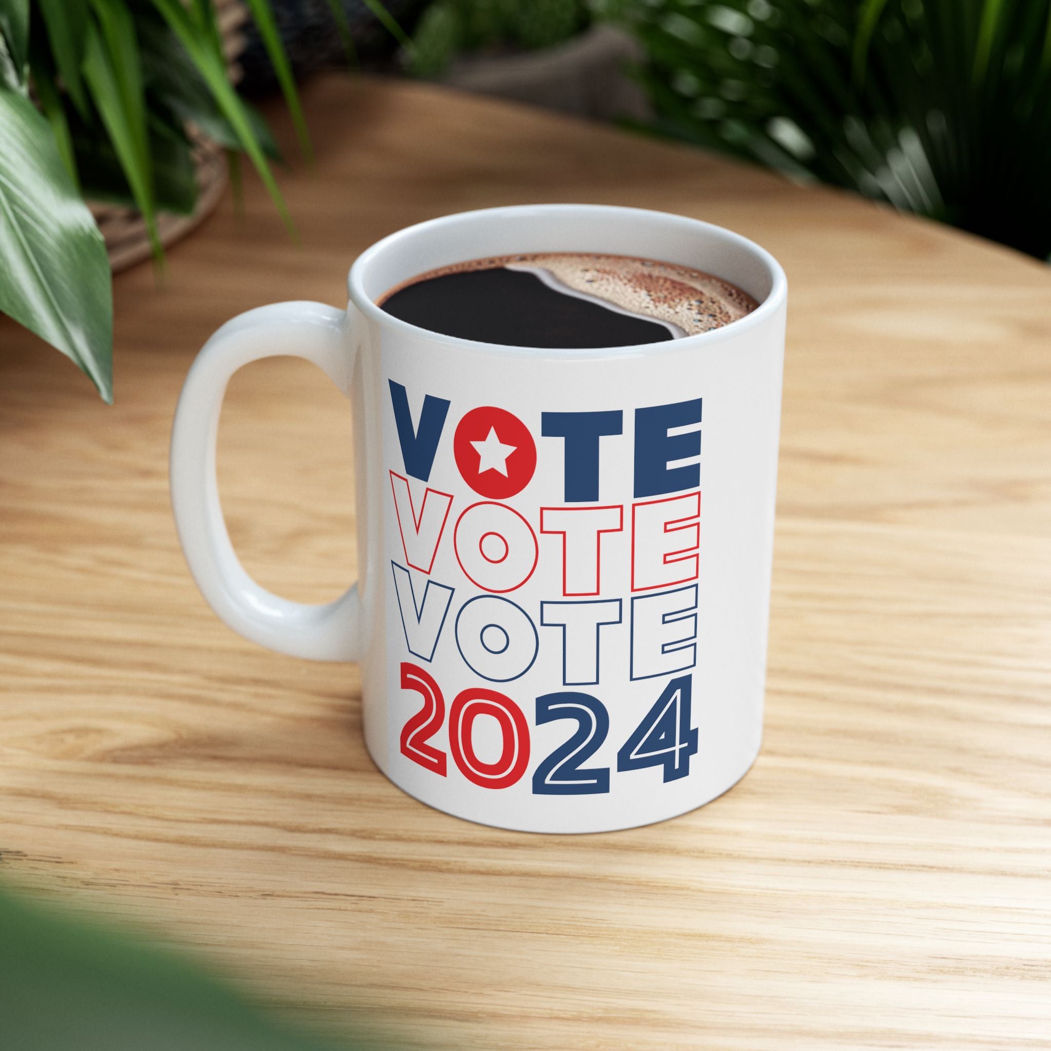 Vote 2024 Ceramic Mug, (11oz, 15oz)