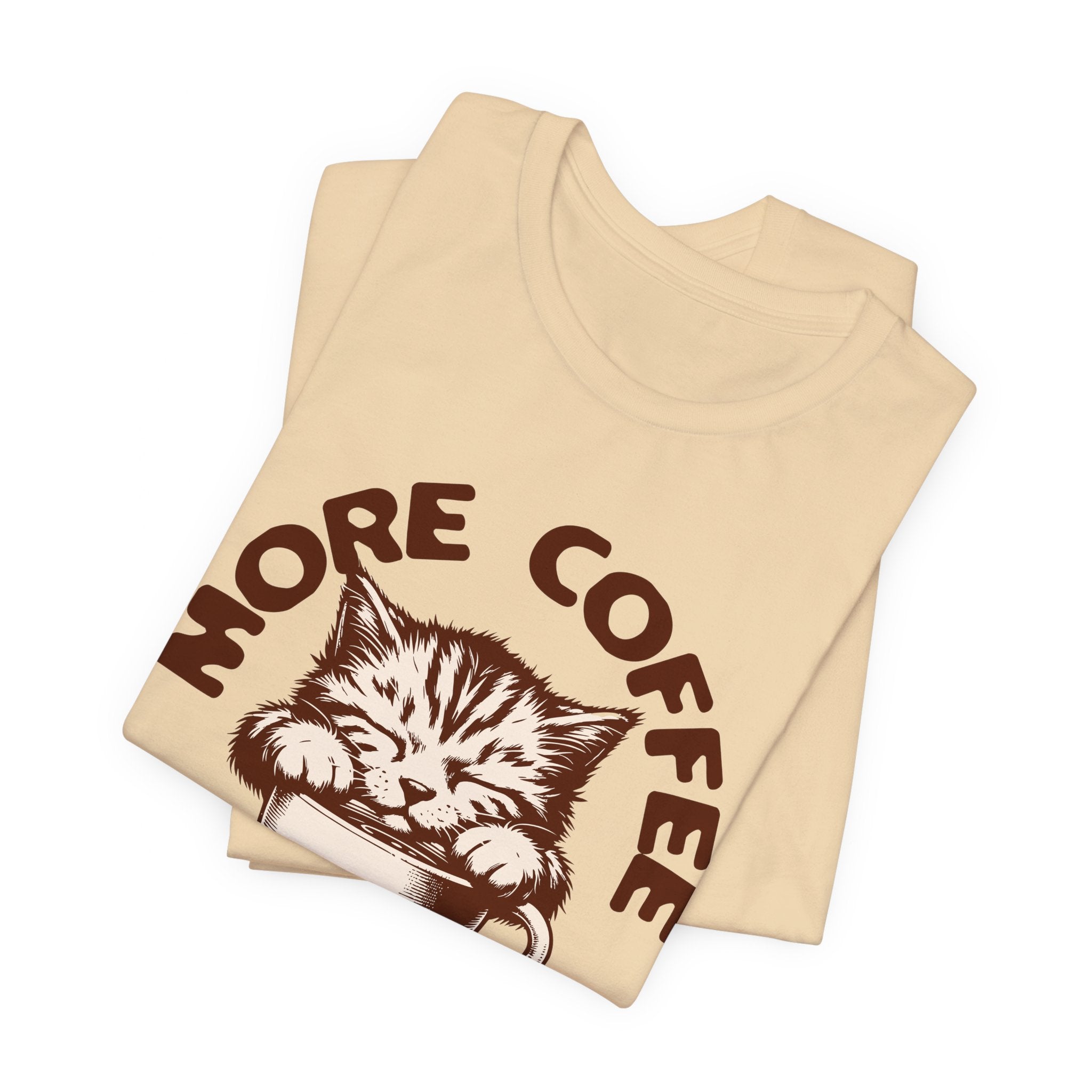 More Coffee Por Favor Funny Unisex Jersey Short Sleeve Tee, Gift for Mom, Gift for Dad, Gift for Teacher, Gift for friend