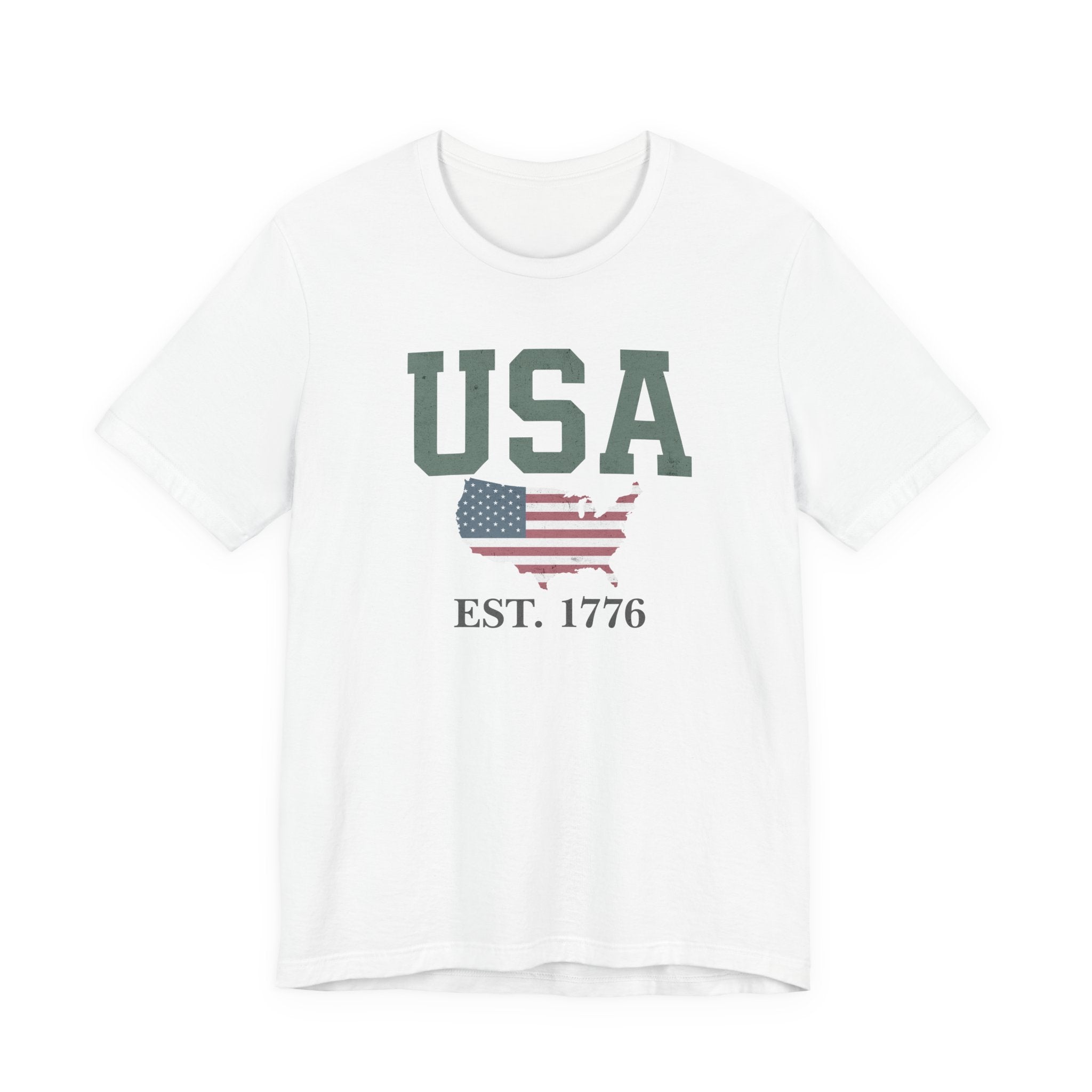 USA EST. 1776 Shirt, 4th July Shirt, USA Flag, USA Souvenir, Gift for Him, Gift for Her