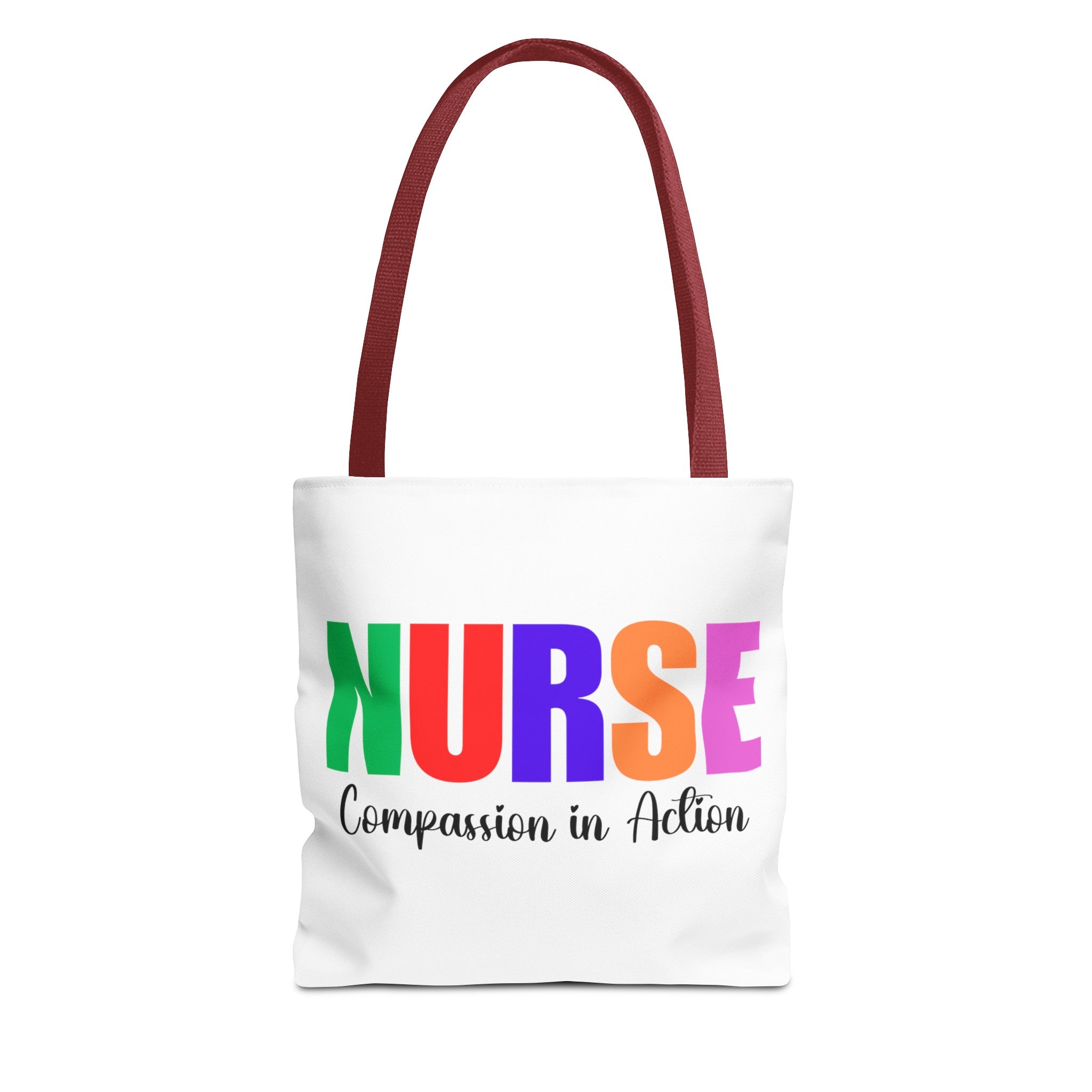 Nurse, Compassion In Action Tote Bag, Gift for Nurse, Nurse Appreciation Gift, Nurse Graduation Gift