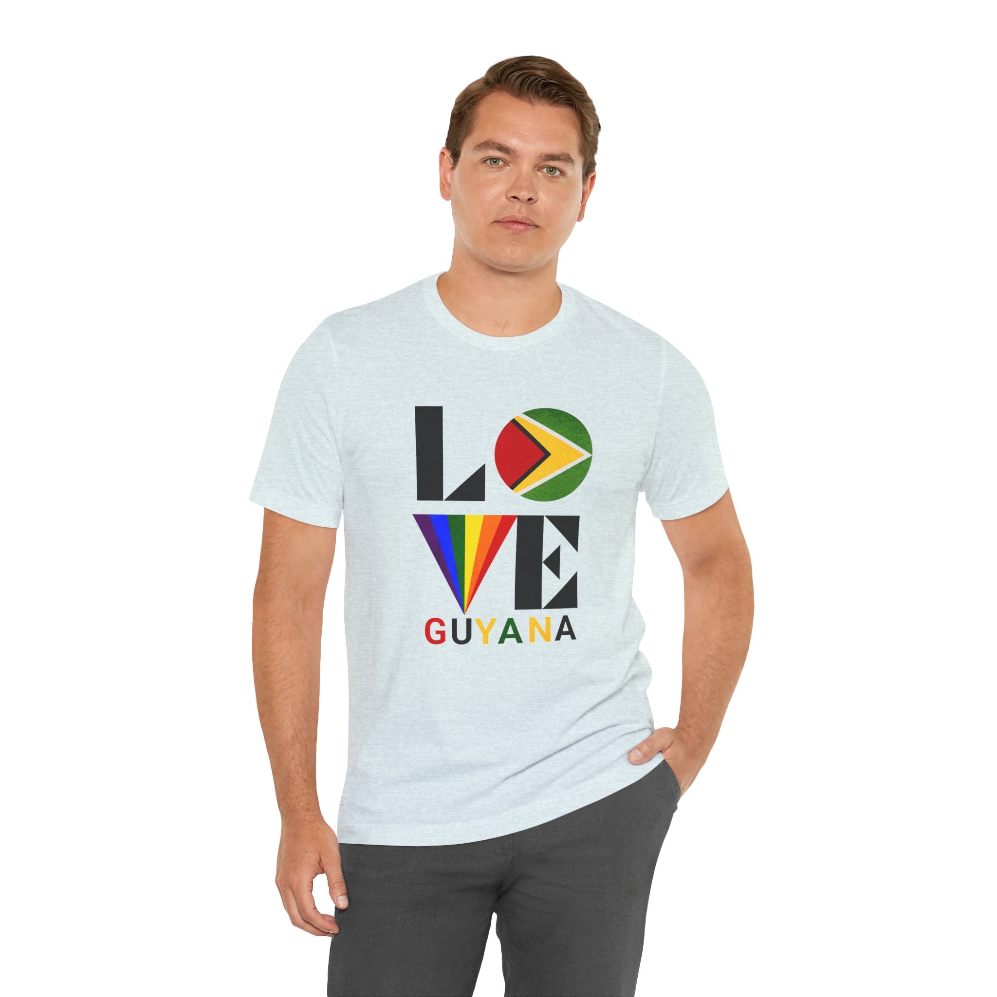 Love Guyana T-shirt, Gift for Him, Gift for Her, Gift for Guyanese