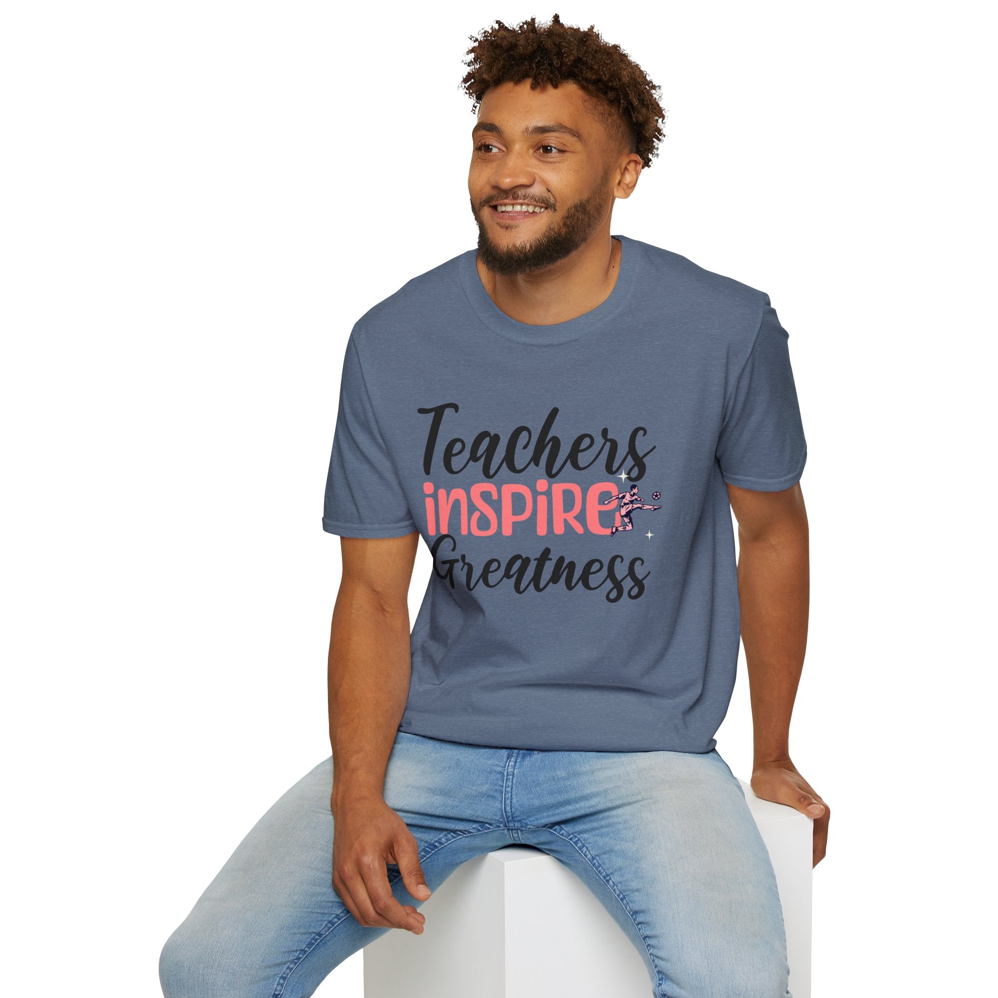 Teachers Inspire Greatness Unisex Softstyle T-Shirt