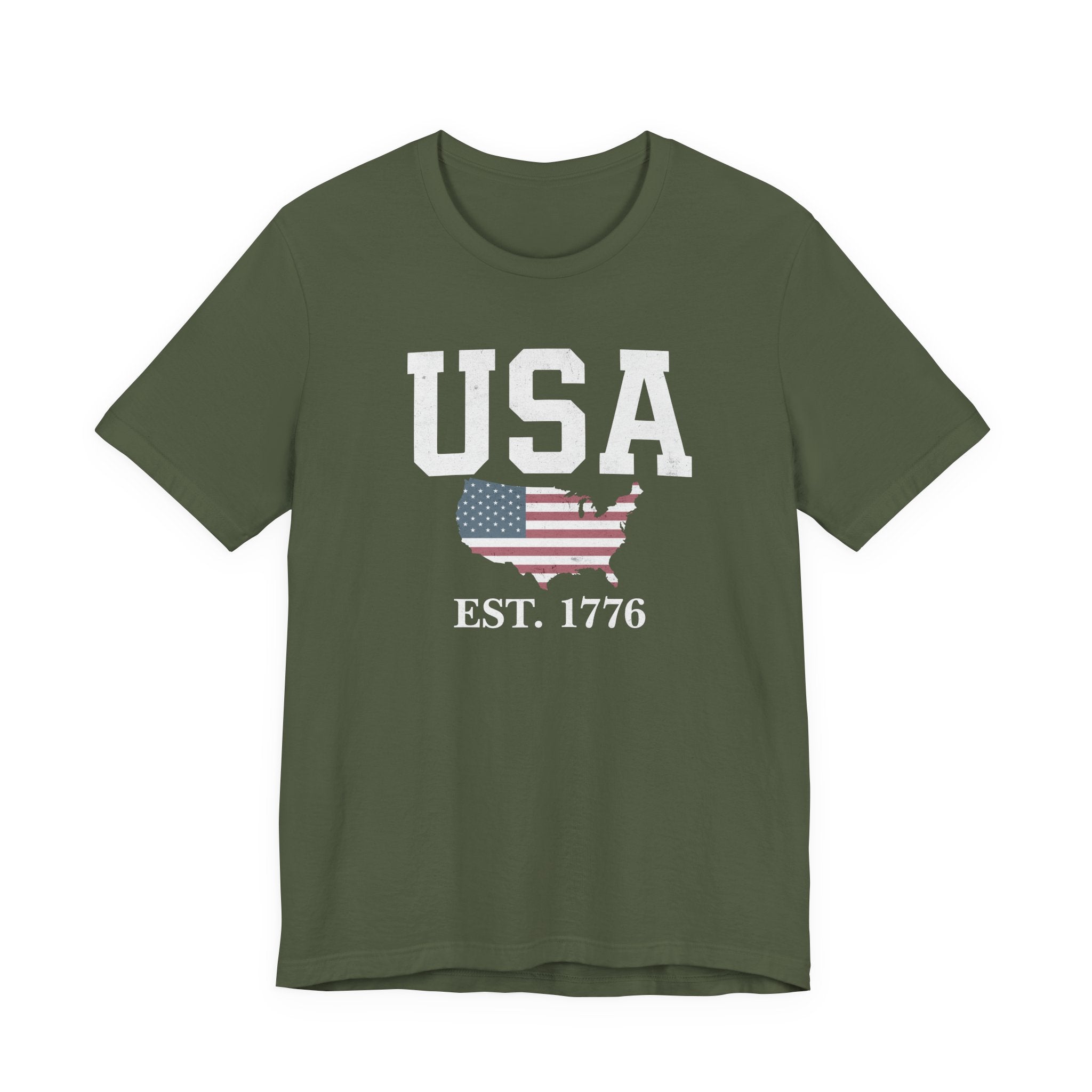 USA EST. 1776 Shirt, 4th July Shirt, USA Flag, USA Souvenir, Gift for Him, Gift for Her