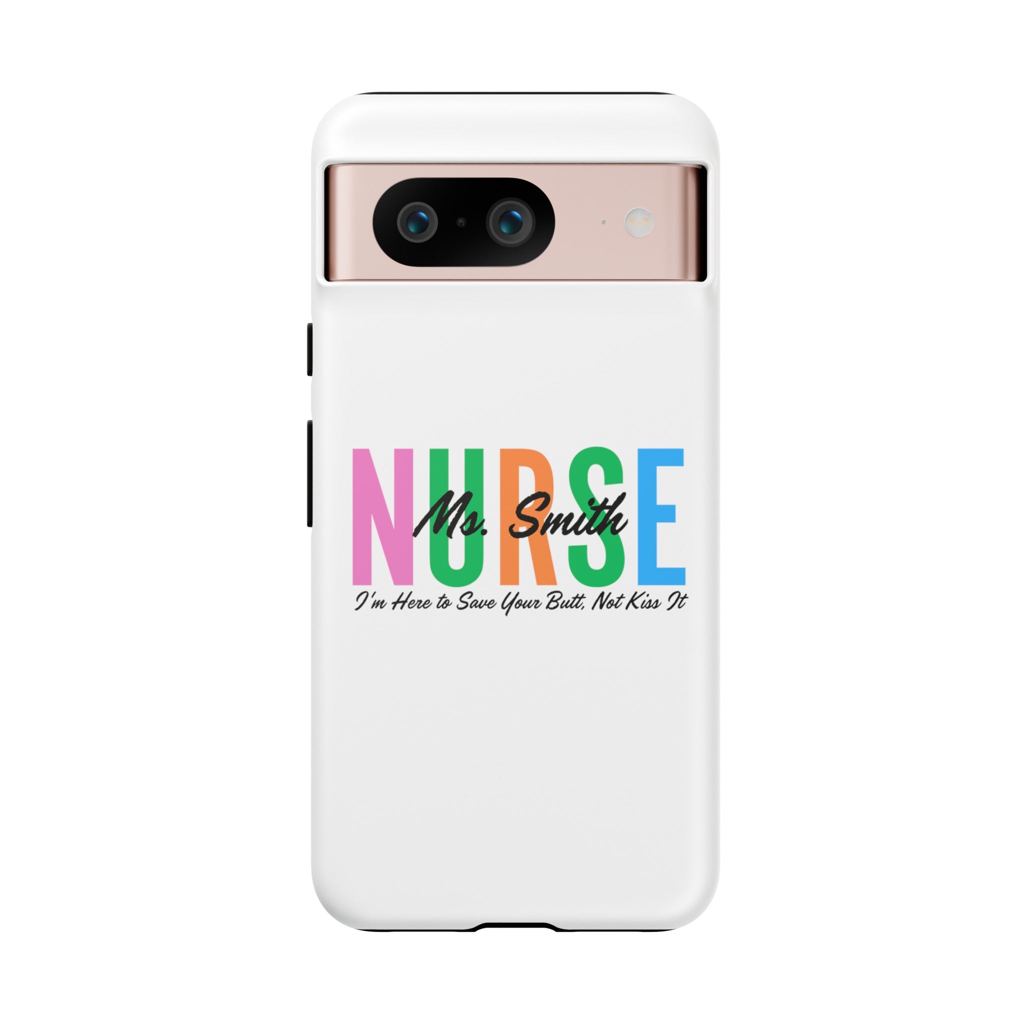 Personalized Nurse iPhones and Samsung Galaxy Tough Cases, Nurse Name, Gift for Nurse, Nurse's Appreciation