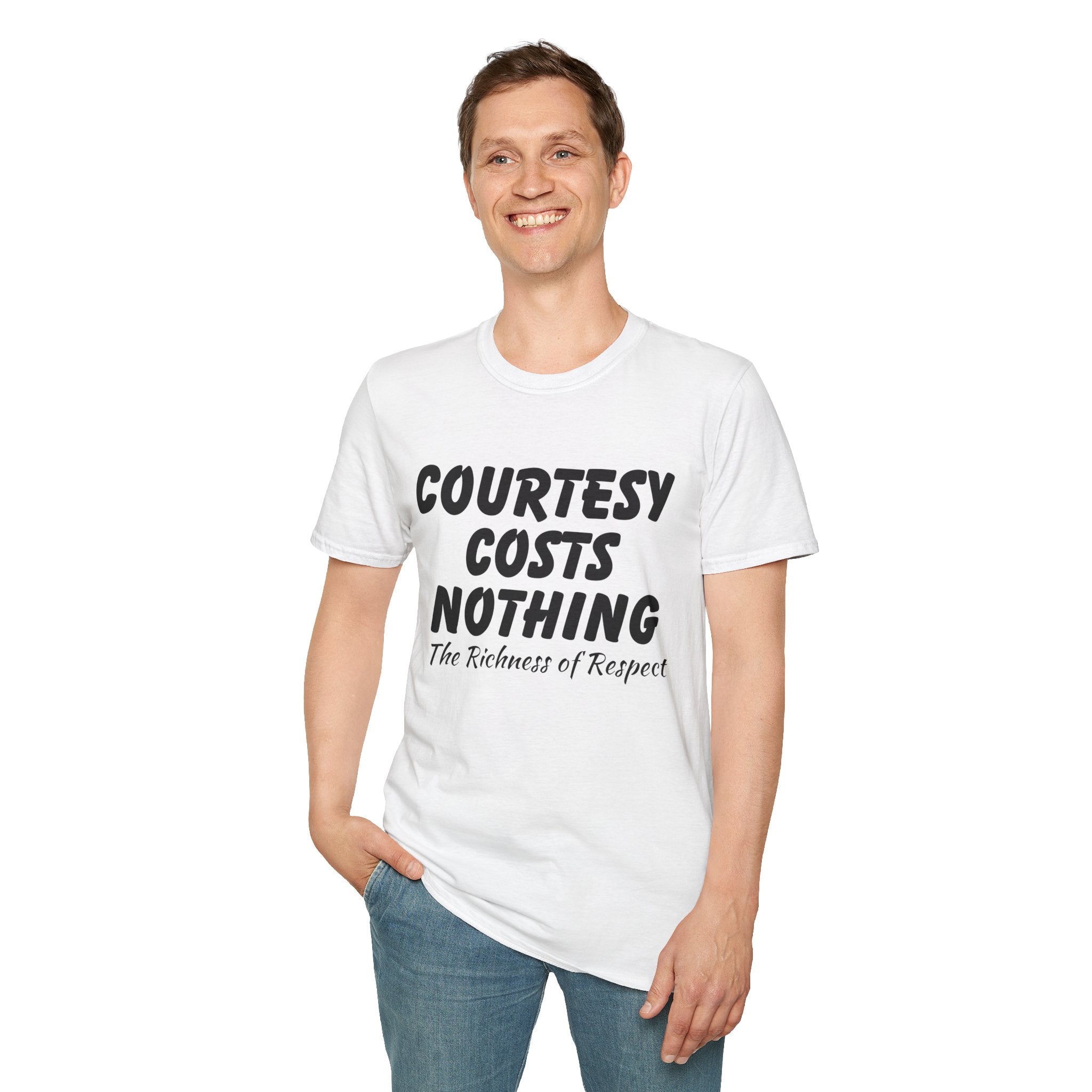 Courtesy Cost Nothing T-shirt, Spread Courtesy, Awareness T-Shirt, Courtesy Is Contagious, Stop Bullying, Anti-Bullying Shirt, Richness of Respect, Kindness
