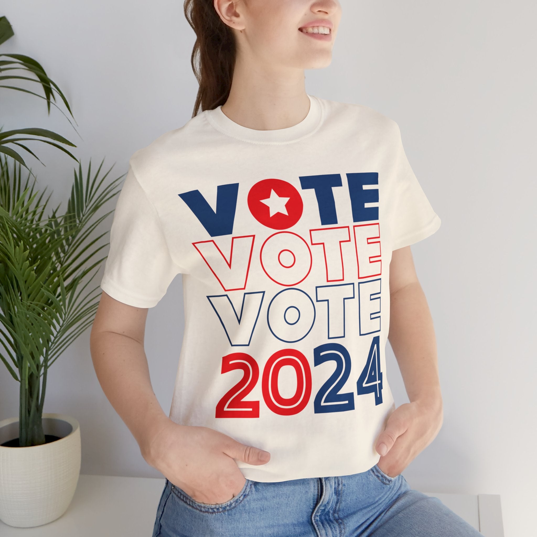 Vote 2024 Unisex Jersey Short Sleeve Tee