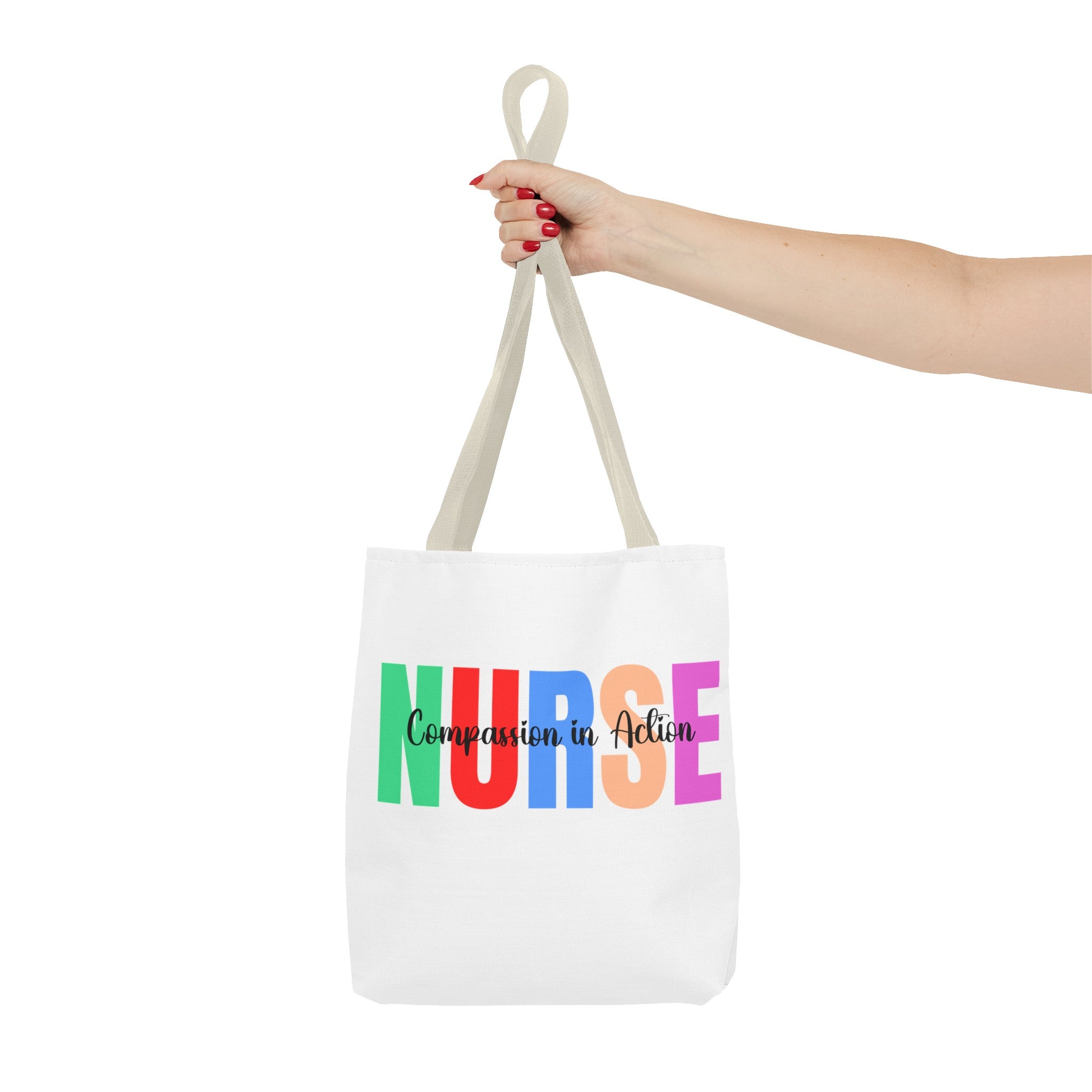 Nurse Compassion In Action Tote Bag (AOP)