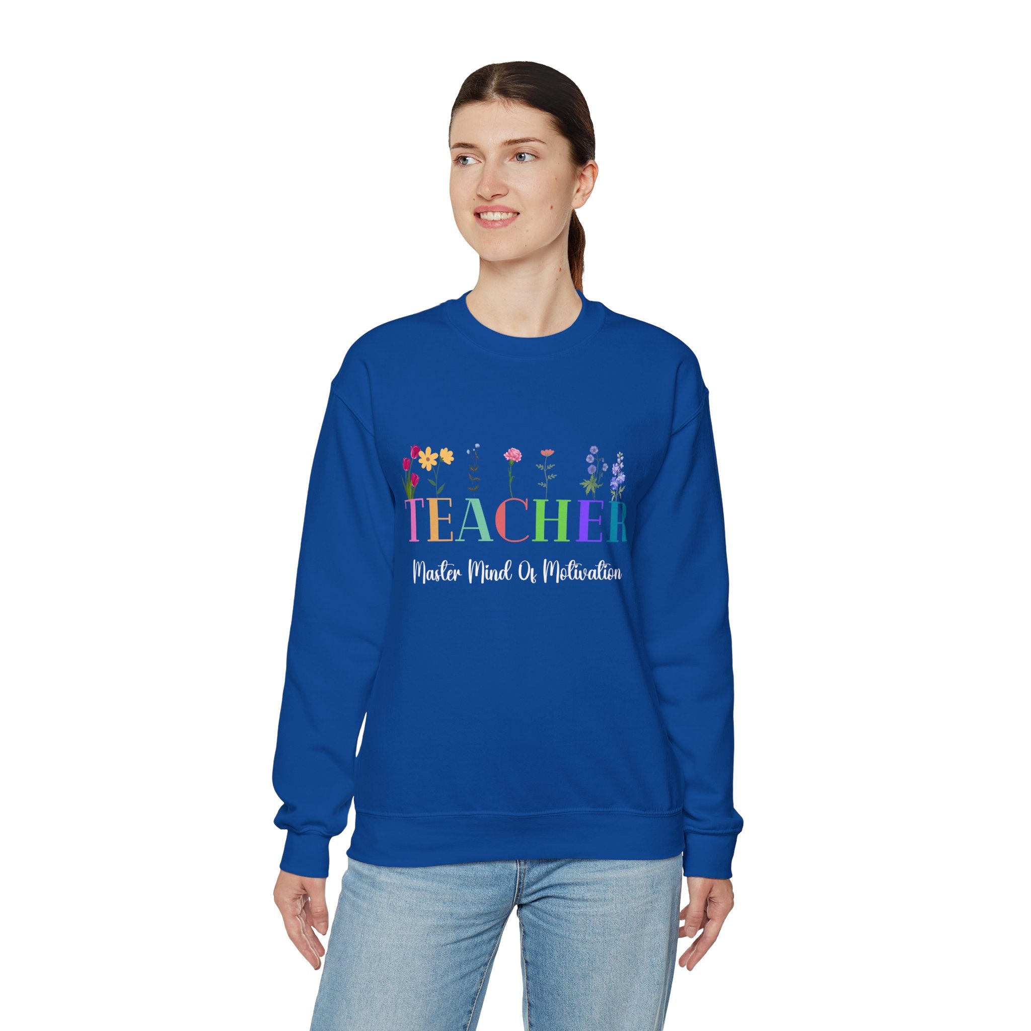 Teacher Unisex Heavy Blend™ Crewneck Sweatshirt, Teacher Sweatshirt, Principal Sweatshirt, Counselor Sweatshirt, Gift for Teachers