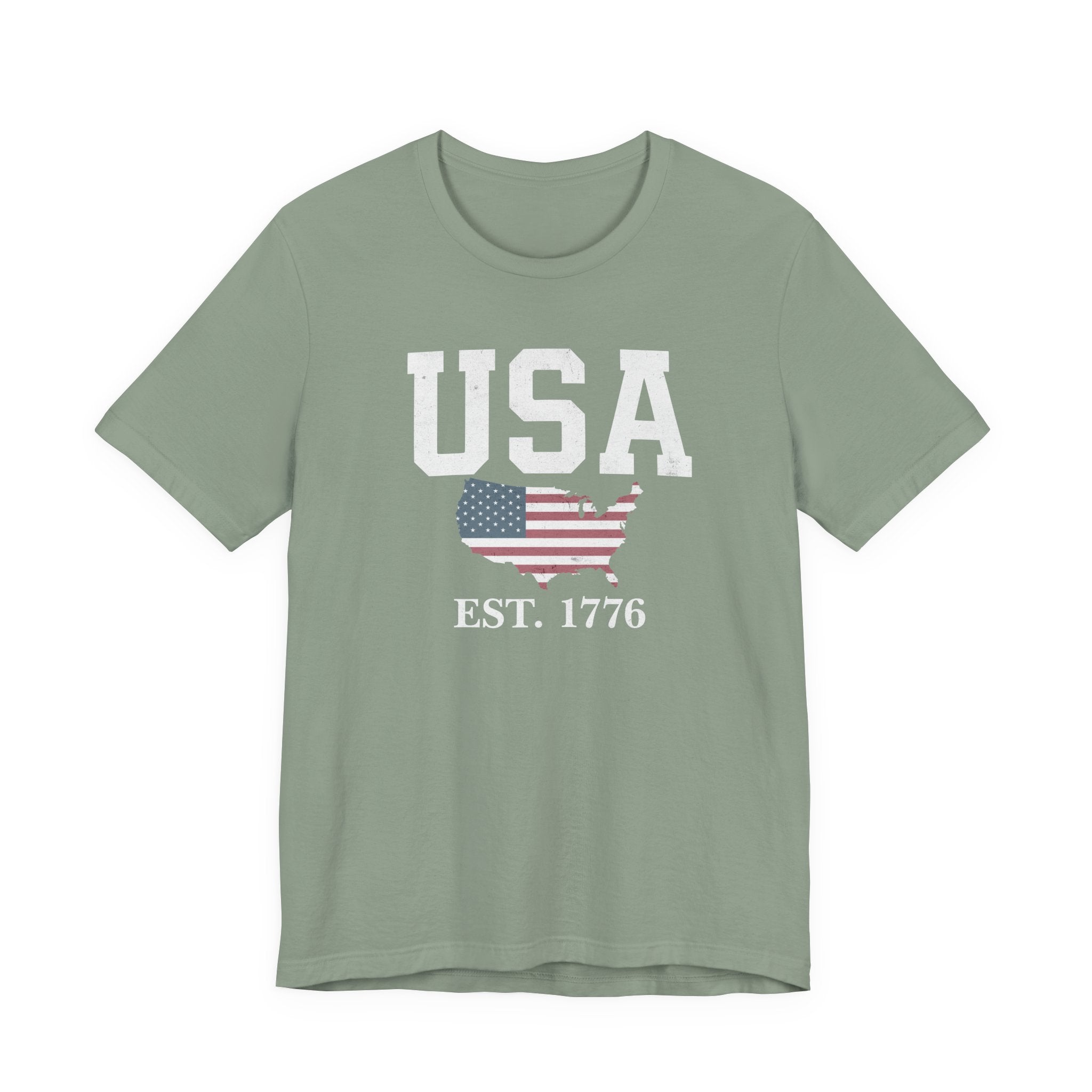 USA EST. 1776 Shirt, 4th July Shirt, USA Flag, USA Souvenir, Gift for Him, Gift for Her