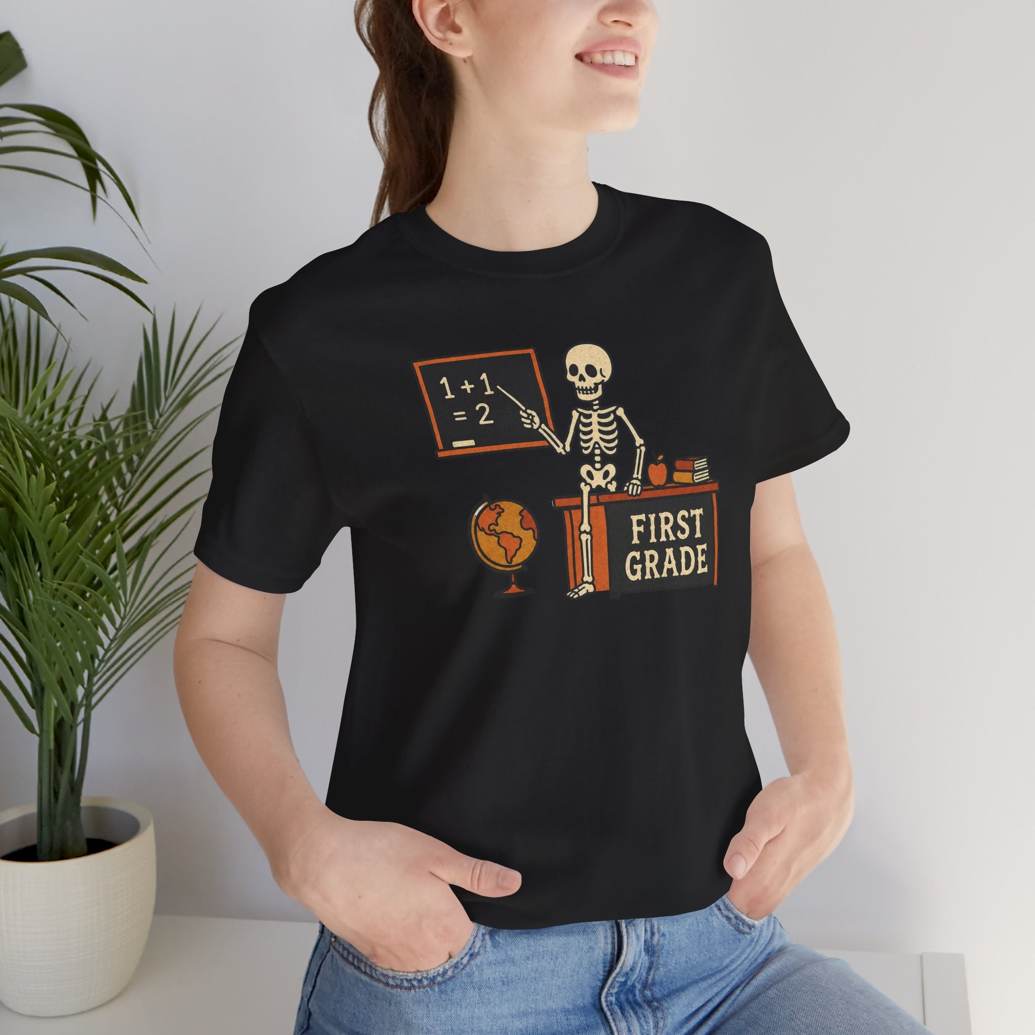 First Grade Teacher halloween shirt, Spooky Teacher Shirt, Teacher Appreciation Gifts