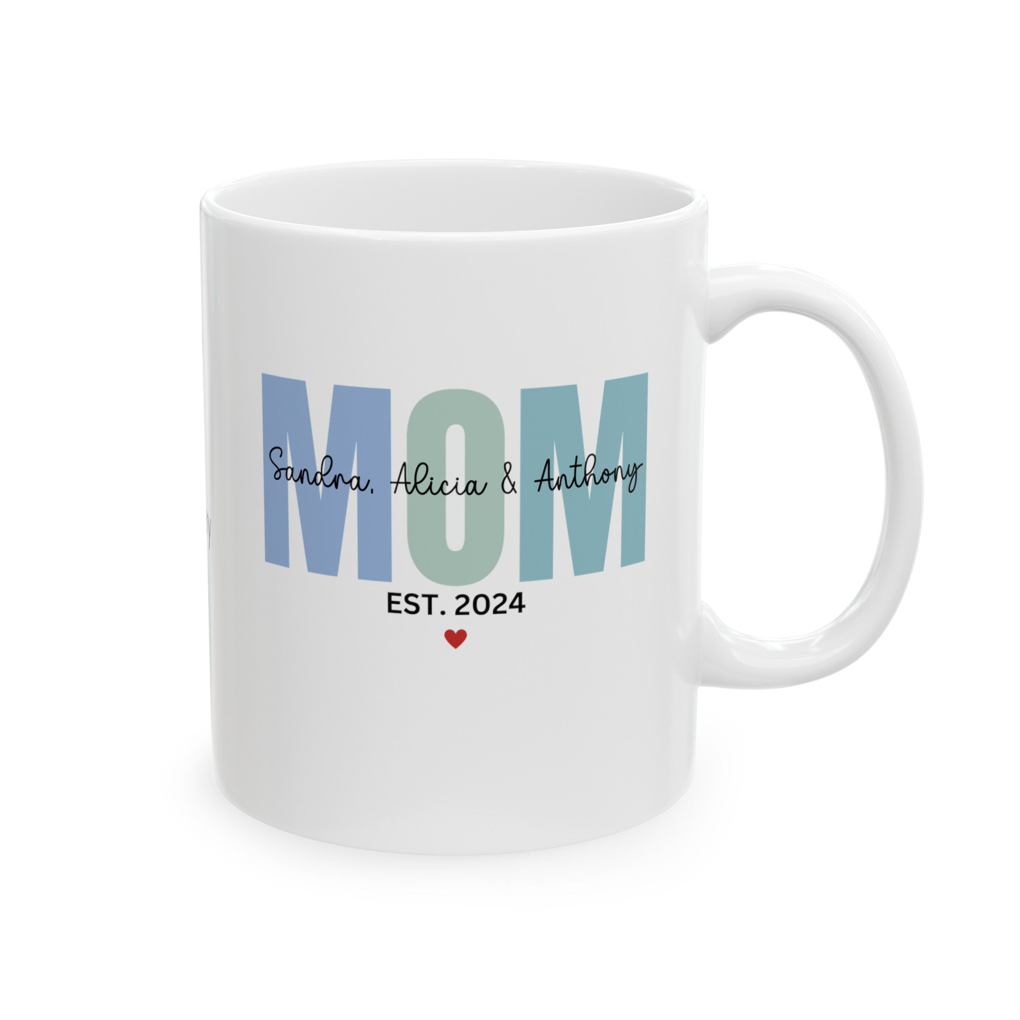 Personalized Mom Mug, Gift for Mom, Mom's Birthday, Mother's Day Gift, Personalize Gift, Mom's Coffee Mug