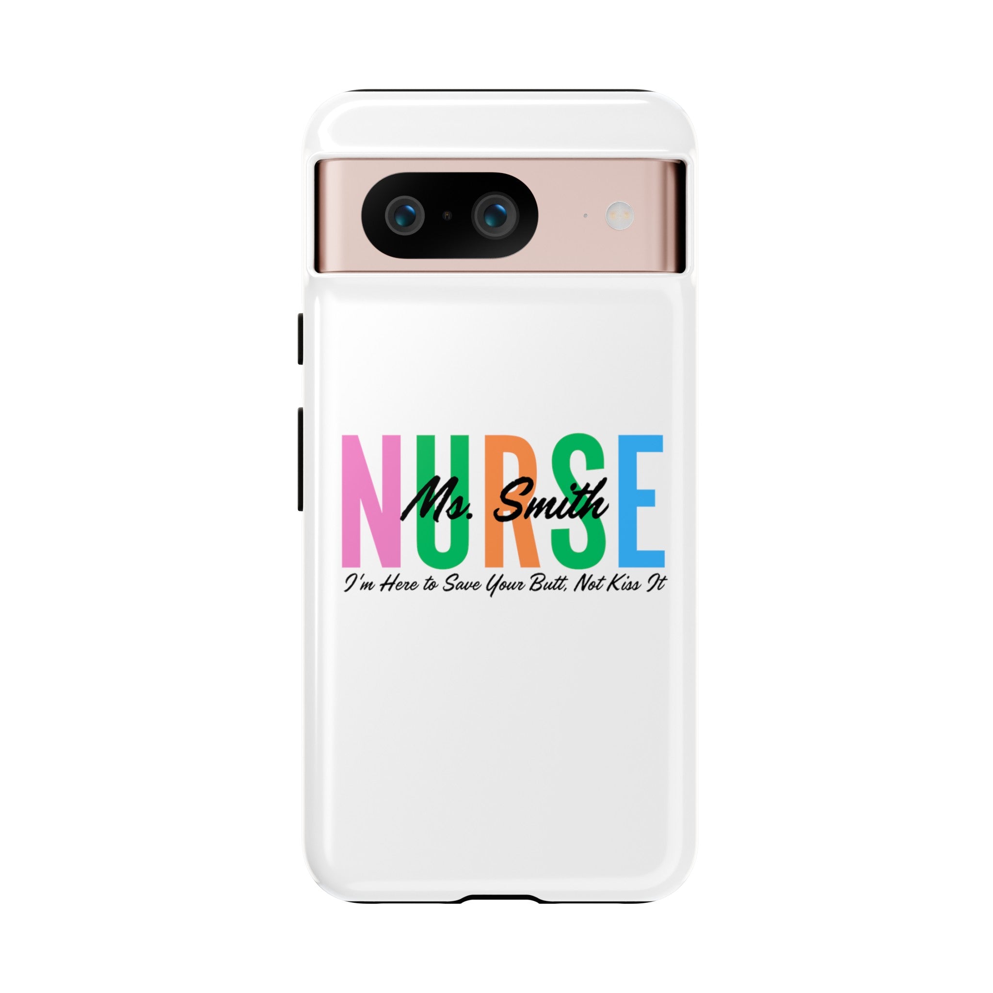 Personalized Nurse iPhones and Samsung Galaxy Tough Cases, Nurse Name, Gift for Nurse, Nurse's Appreciation