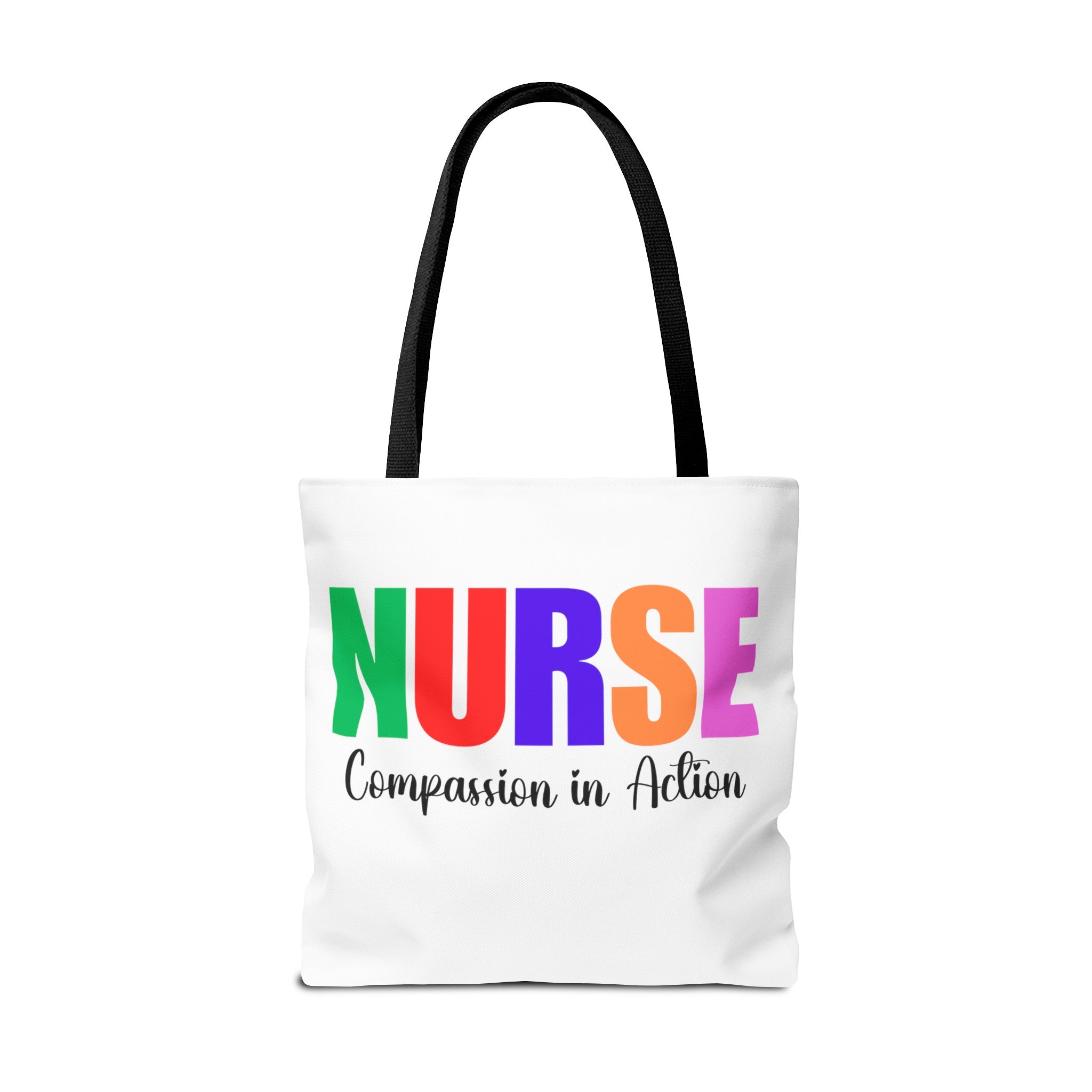 Nurse, Compassion In Action Tote Bag, Gift for Nurse, Nurse Appreciation Gift, Nurse Graduation Gift