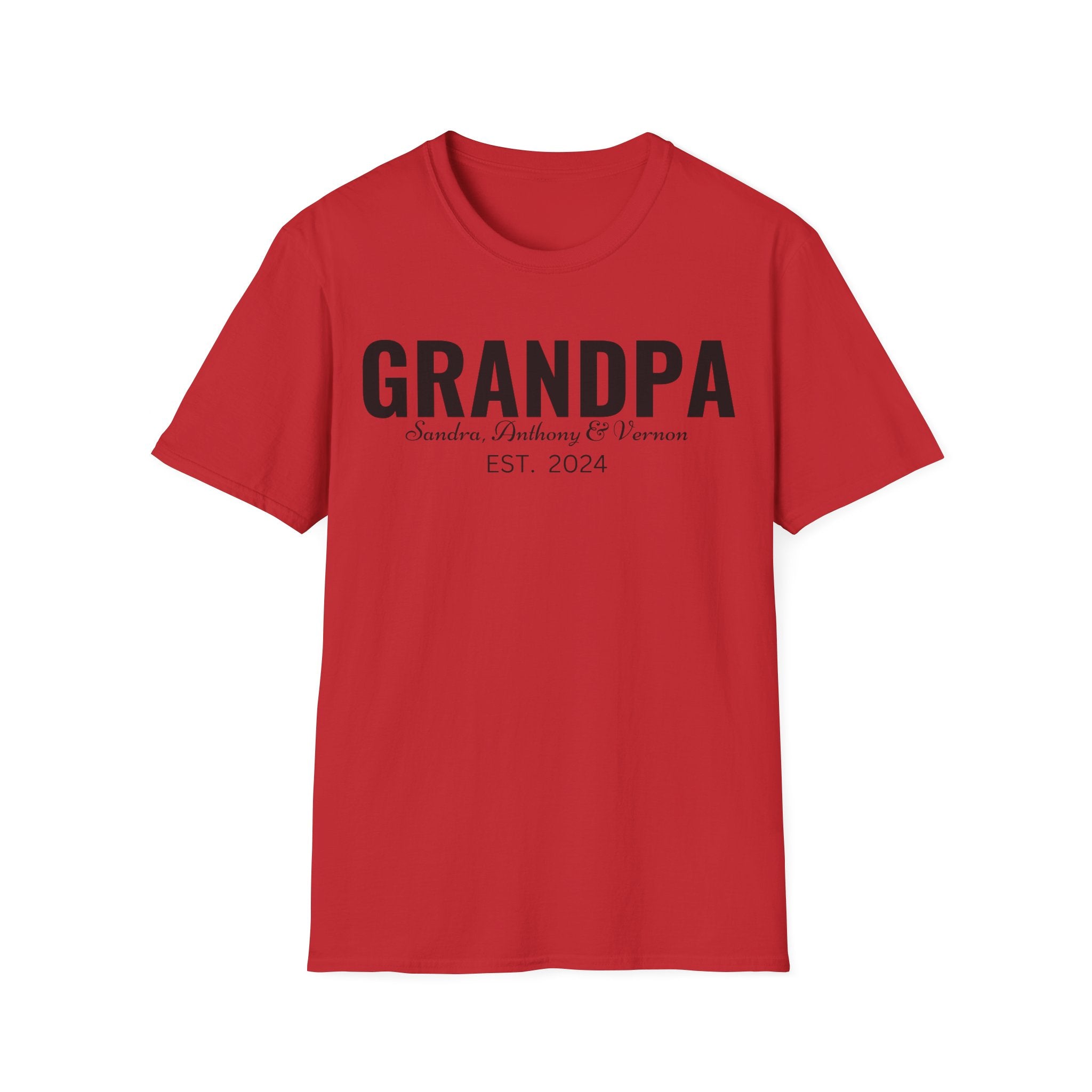 Personalized Grandpa Shirt with Grandkids Names , Fathers Day Gift For Grandpa, Gift From Grandkids, Gift from Kids