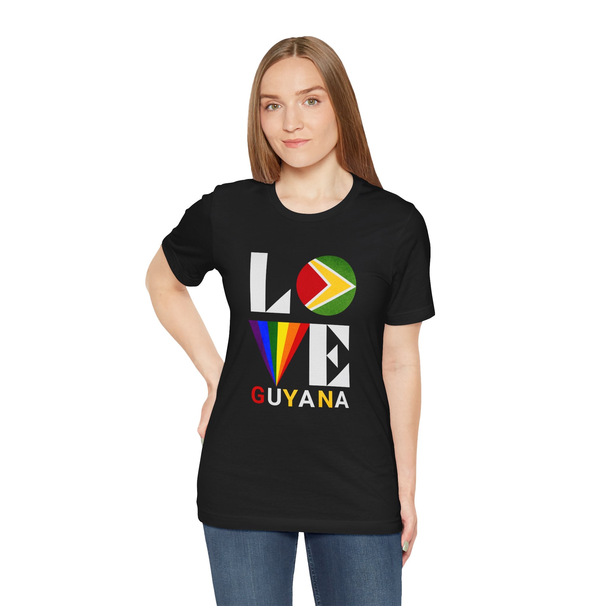 Love Guyana T-shirt, Gift for Him, Gift for Her, Gift for Guyanese